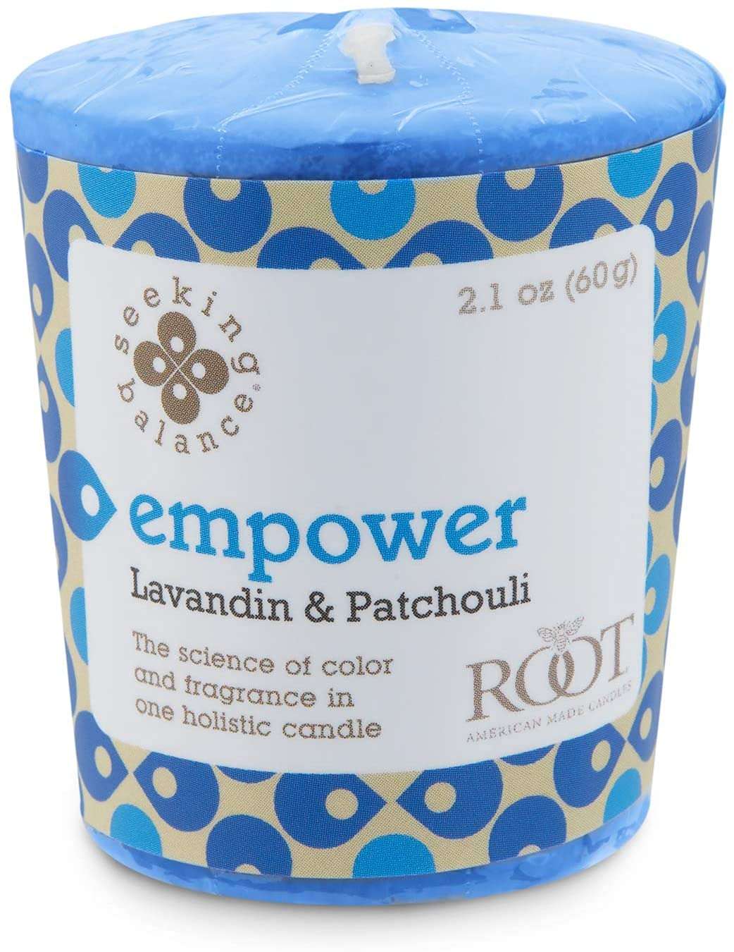 Root Candles Seeking Balance 20-Hour Votive Candles, 18-Pack, Empower: Lavandin Patchouli, 18 Count 4