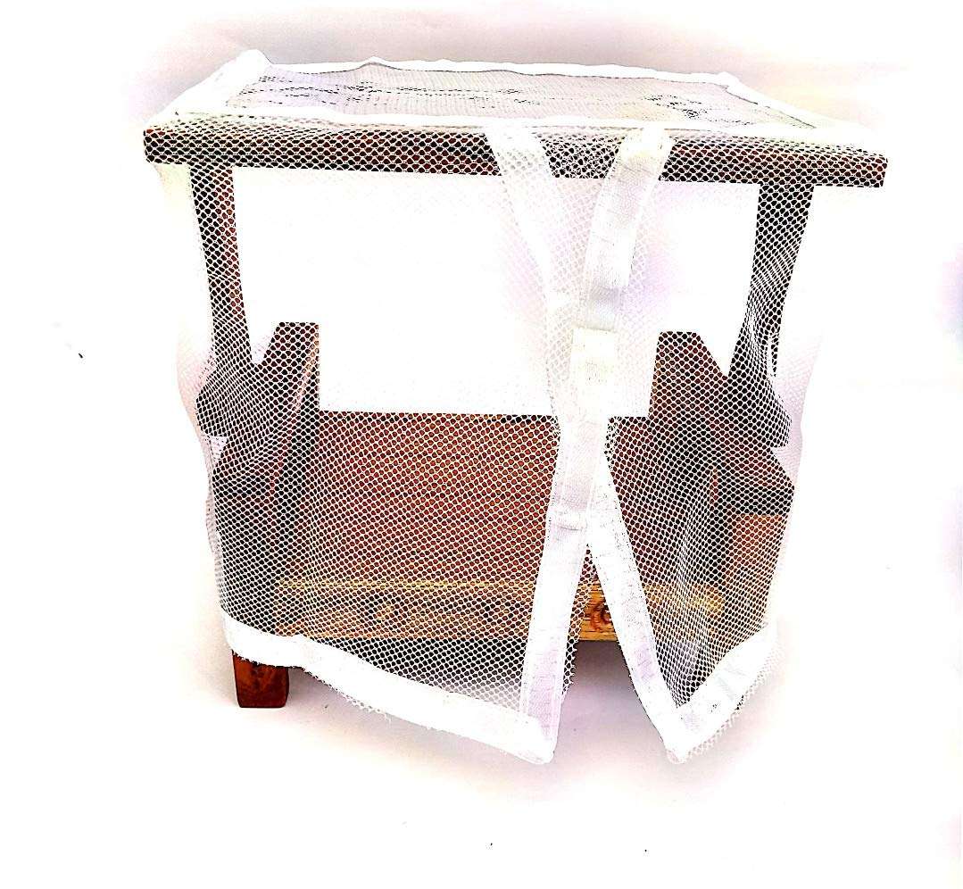 Laddu Gopal Mosquito net Bed Wooden Very Good qwality Washable Bed (Size 4 to 6 No) 4