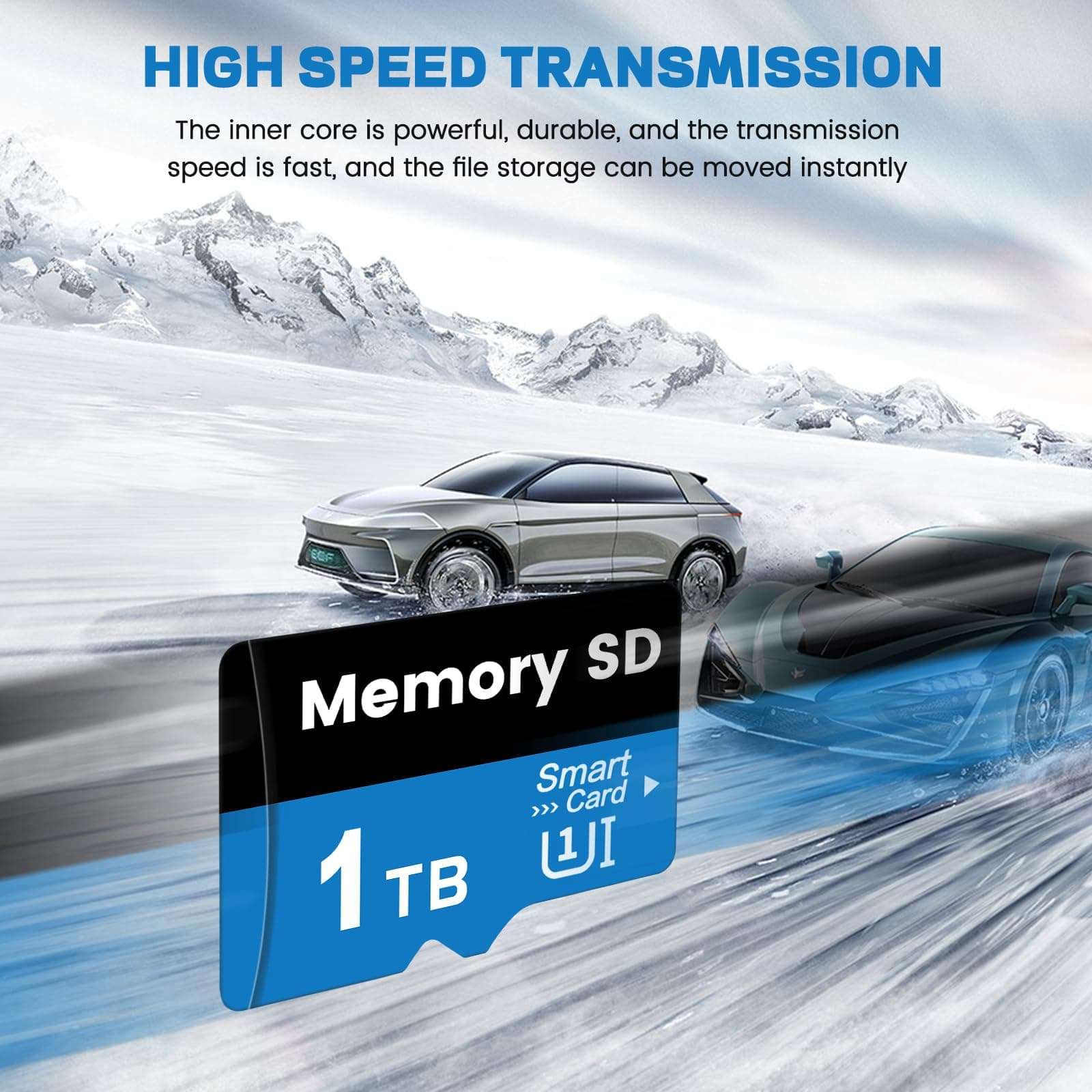 passdise 1TB Waterproof SD Memory Card - Large Capacity 1024GB Mini High Speed TF Card for Cameras, Tablets, Computers 6