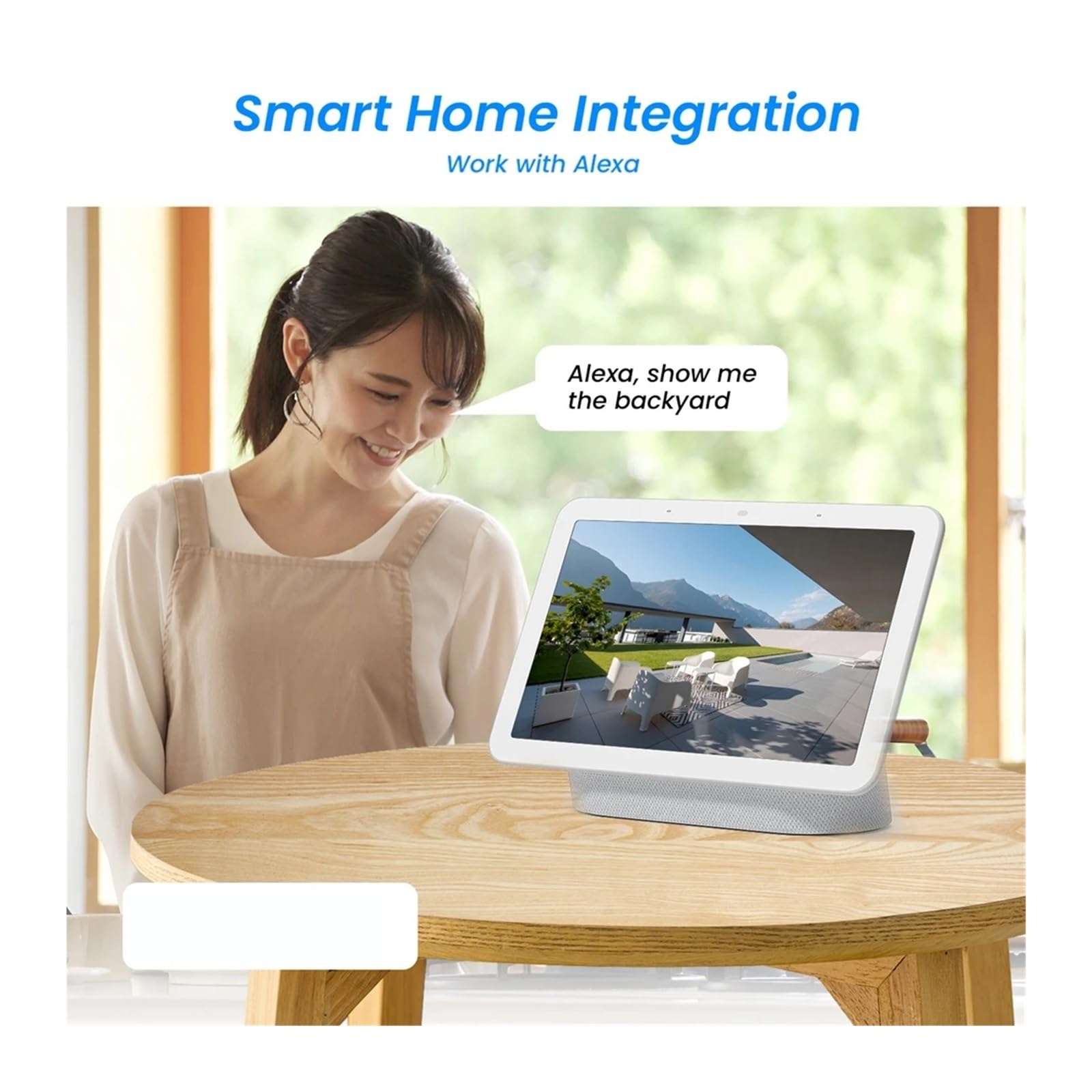 QDVOPHZA 4MP WiFi Solar Battery Camera Kit Surveillance Security System Humanoid Detection Siren Alarm Outdoor Wireless Camera Set 5