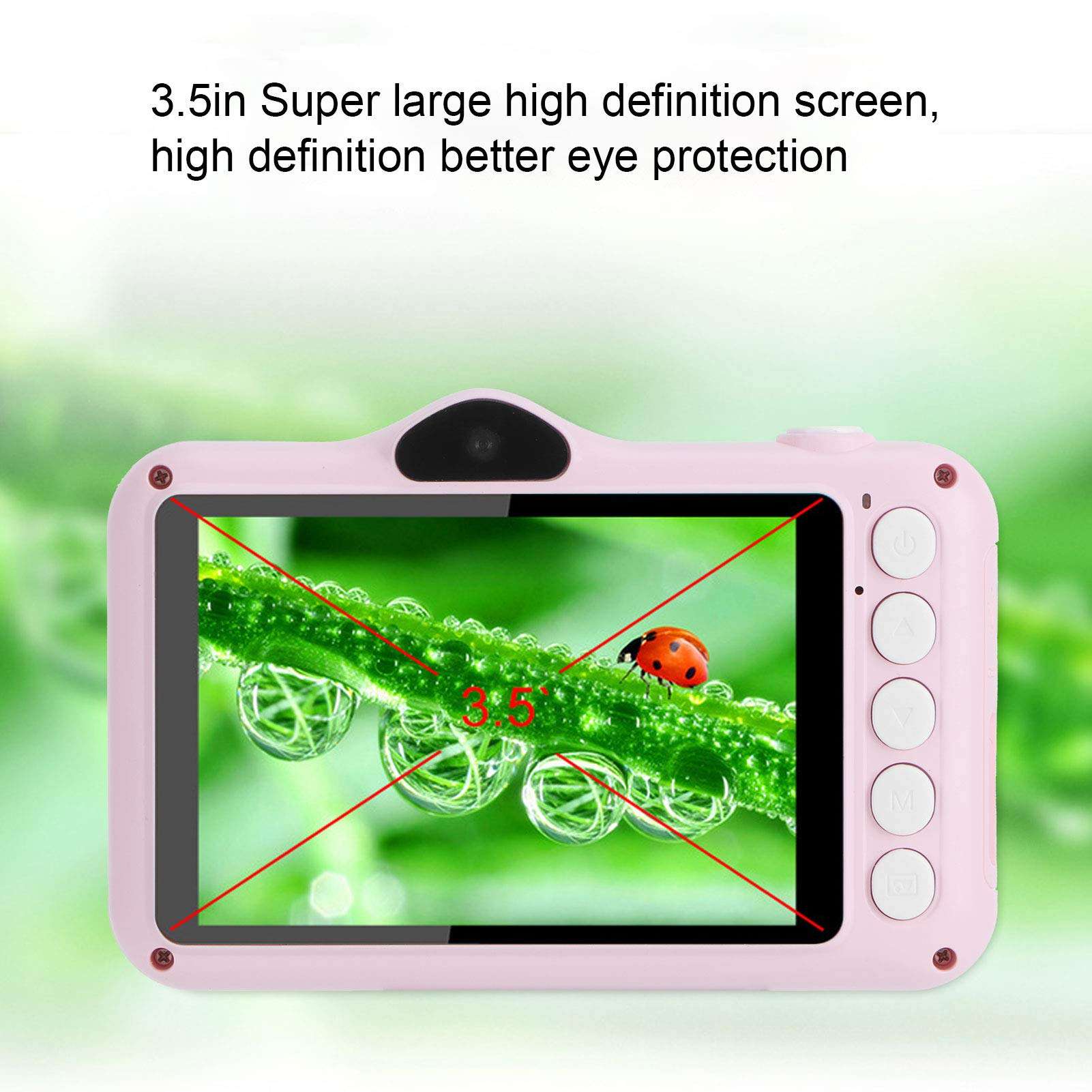 Children Camera, 12MP 3.5 Inch High‑Definition Action Camera Wide-Angle Lens for Video for Taking Photo 5