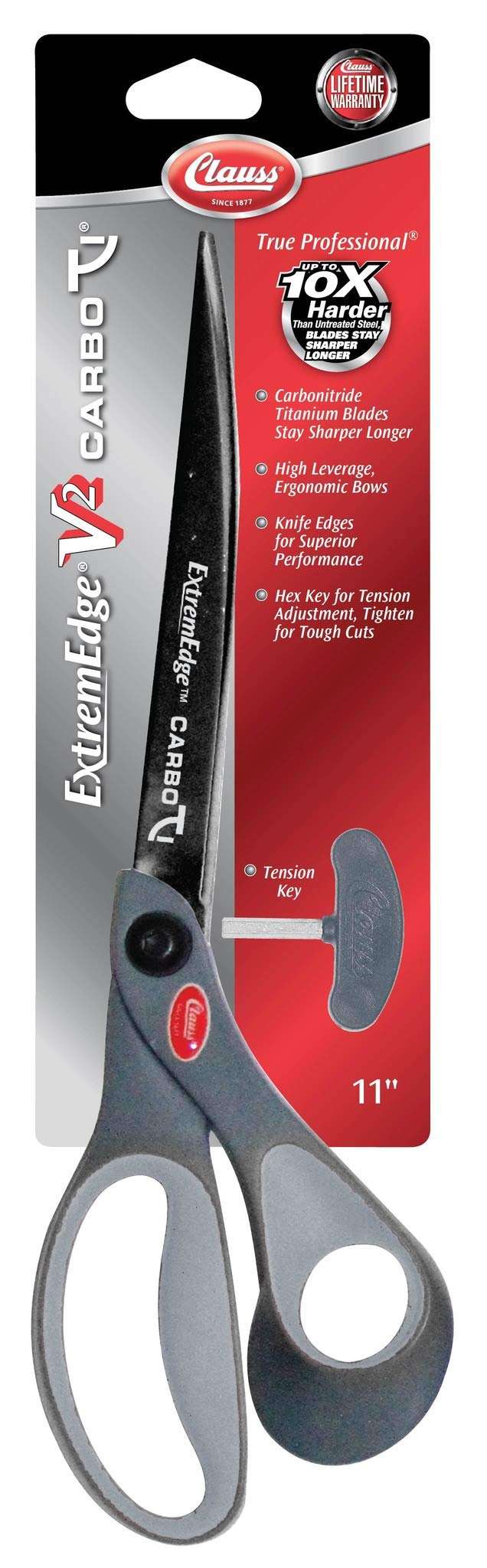 Clauss 18527 11" Carbonitride Titanium ExtremEdge V2 Shear 2