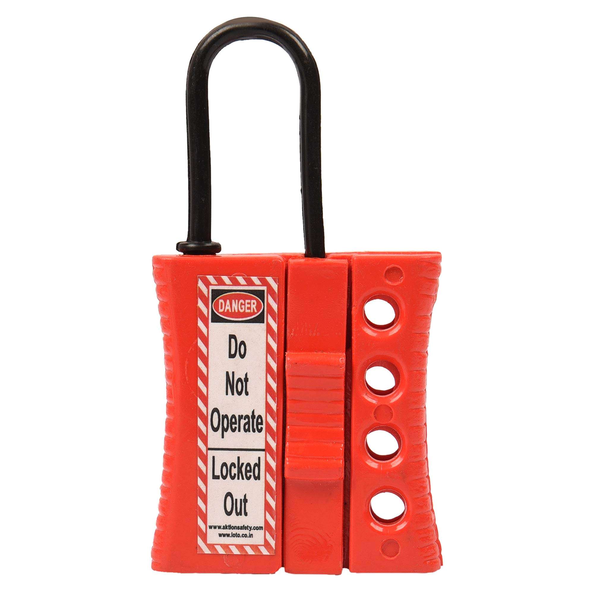 Aktion Safety Lockout HASP De-Electric AK-SLDH-76R Lock and hold (Pack of 10) 1