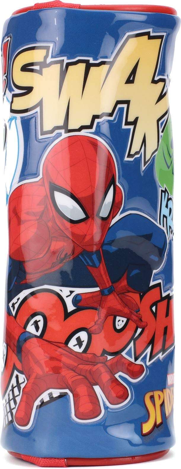 QIPS by HMI Marvel Spider Man Licensed Round Shaped Pencil Pouch Bag