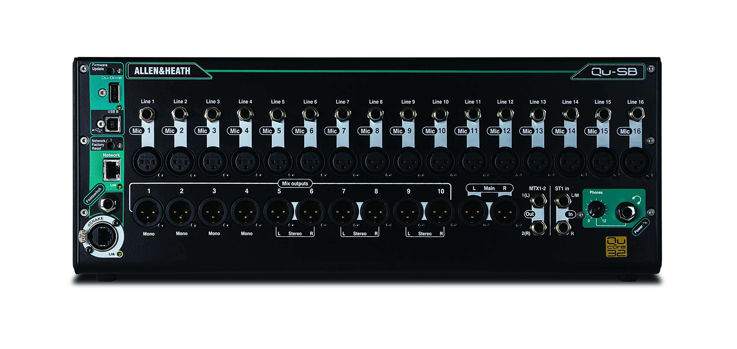 Allen & Heath QU-SB Portable 18-In/14-Out Digital Mixer with Remote Wireless Control (AH 4