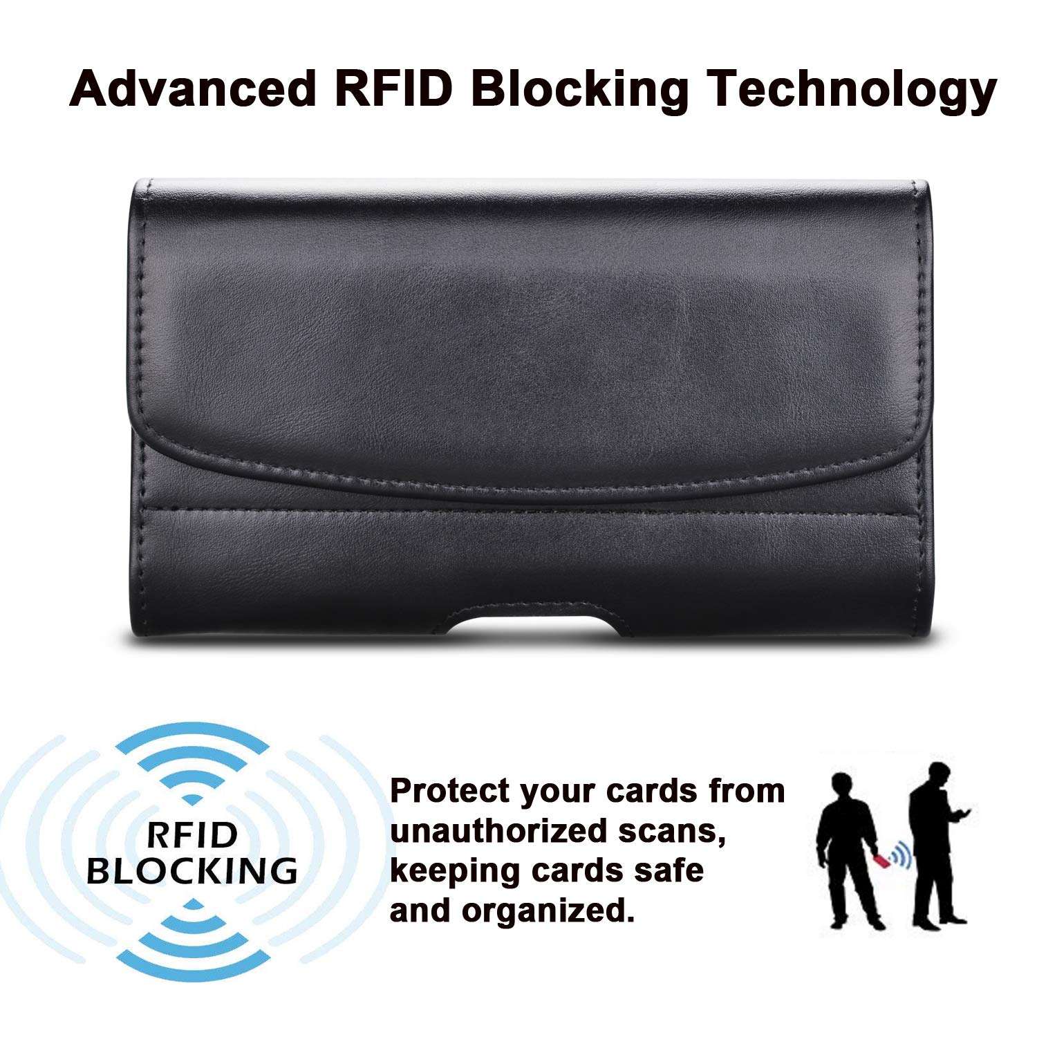 Takfox Phone Holster for Samsung Galaxy S25 S24 S23 S22 S21 A17 A16 A15 A26 A36 Motorola G 5G 2025 G Stylus G Power G Play G Pure G7 Power Cell Phone Pouch Belt Clip Belt Holder Carrying Case,Black 4