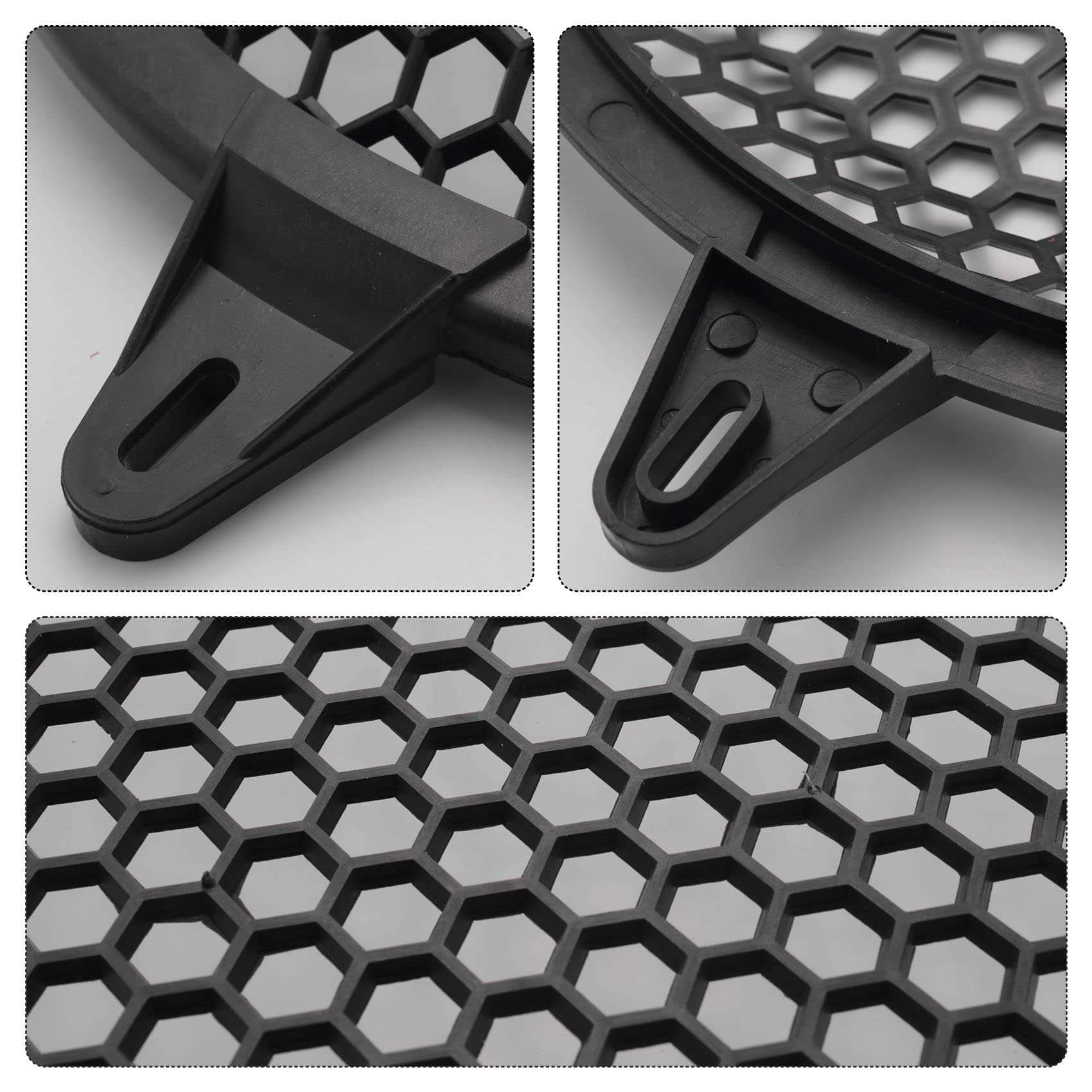 Beuiouer Subwoofer Grid Car Speaker Amplifier Grill Cover Mesh - 10 Inch, black, 161521 6