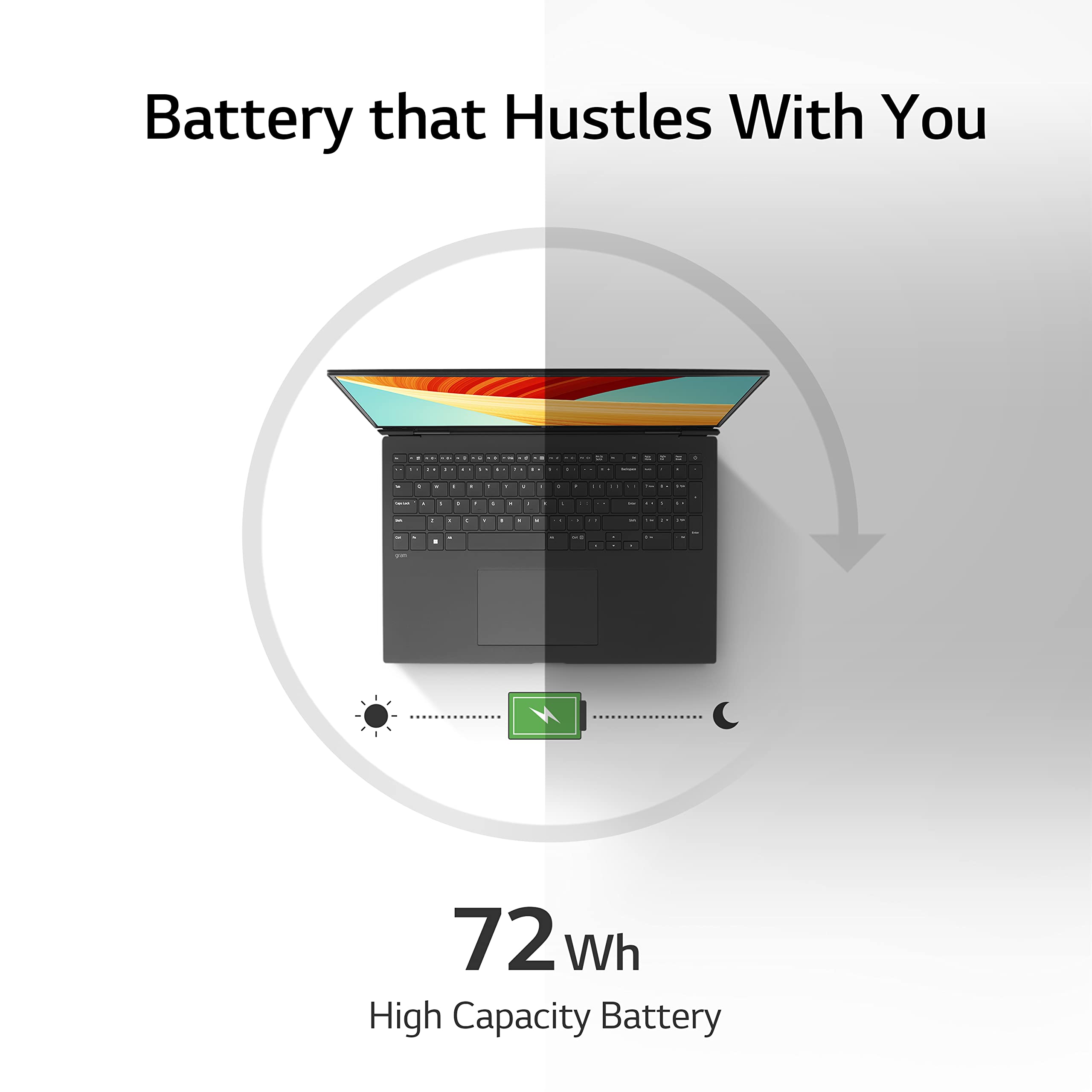 LG gram 16” 2in1 Lightweight Laptop, Intel 13th Gen Core i7 Evo Platform, Windows 11 Home, 16GB RAM, 512GB SSD, Black 6