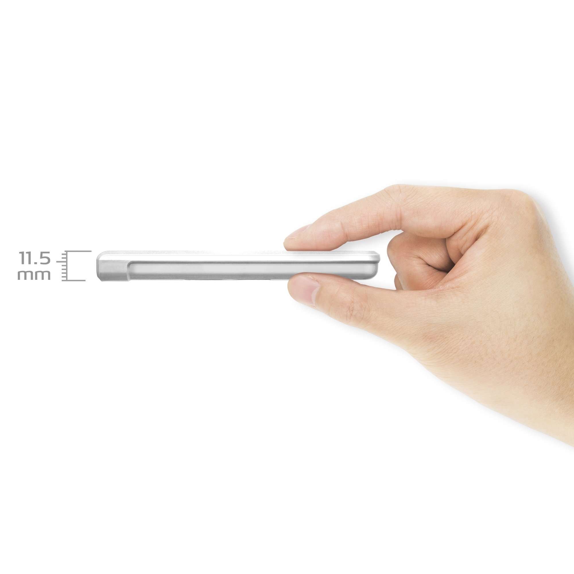 ADATA TECHNOLOGY ADATA 2TB HV620S Slim External Hard Drive 2.5" USB 3.1 11.5mm Thick White 2