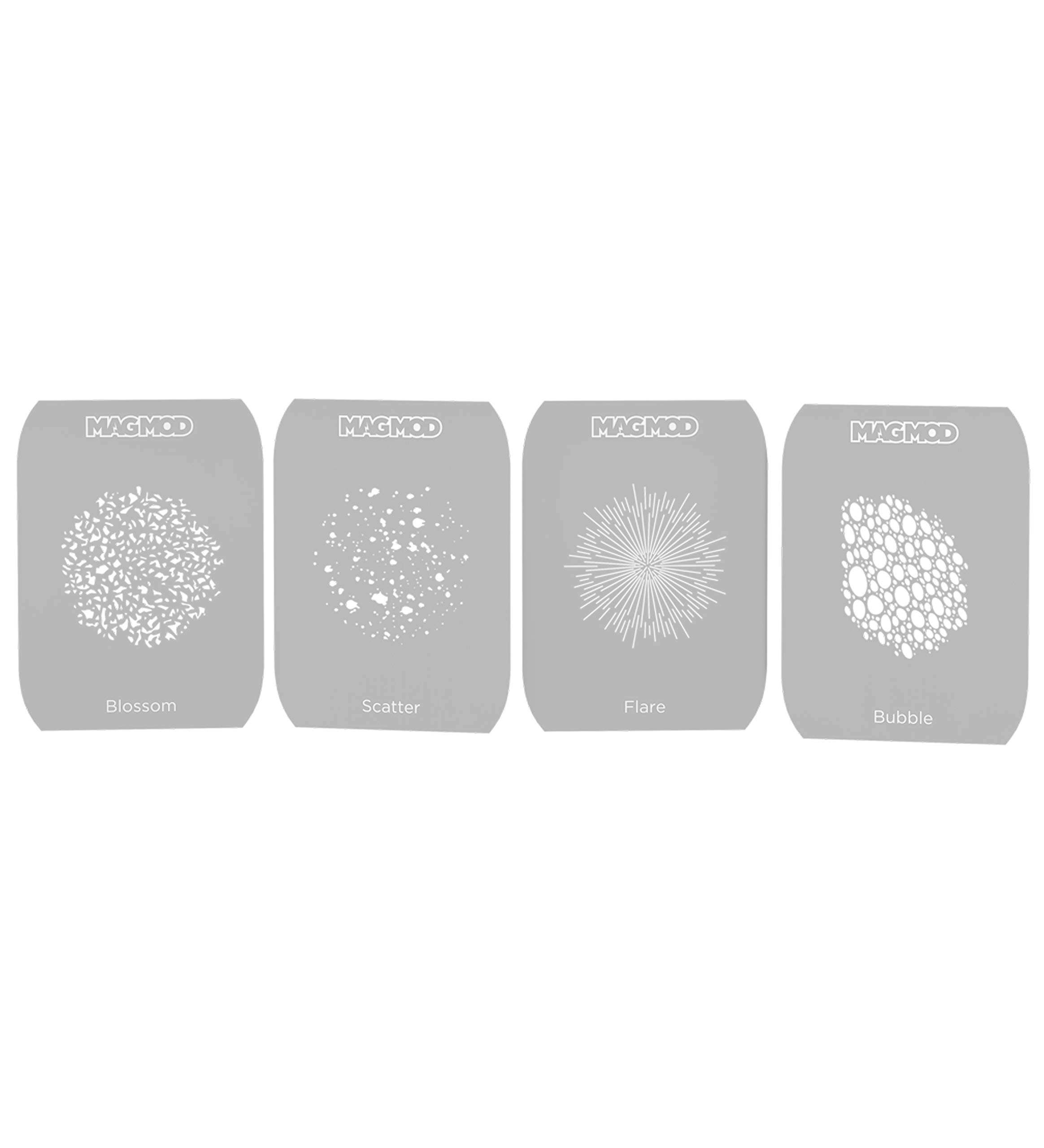 MagMod MagMask Pattern 2 Set for MagBeam Flash Modifier (Scatter, Flare, Bubble, Blossom) 1