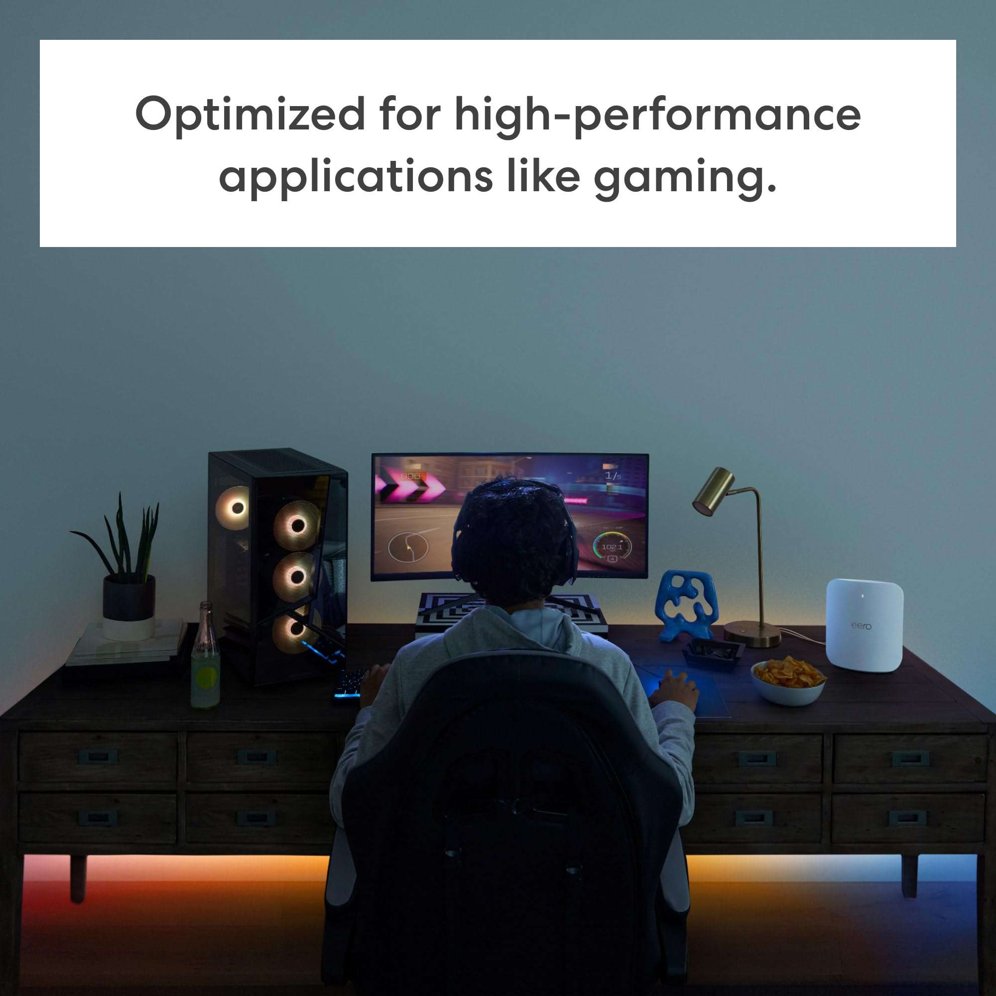 Amazon eero Max 7 mesh wifi system (newest model) - Supports internet plans up to 10 Gbps, Coverage up to 10,000 sq. ft., Connect 200+ devices, 4-pack 4