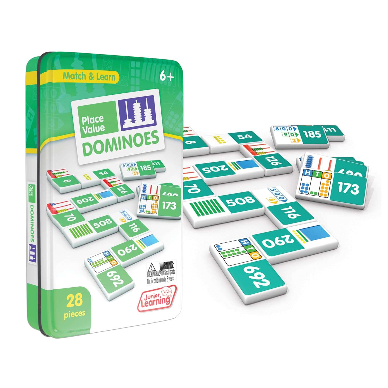 Junior Learning Place Value Dominoes Educational Action Games 1