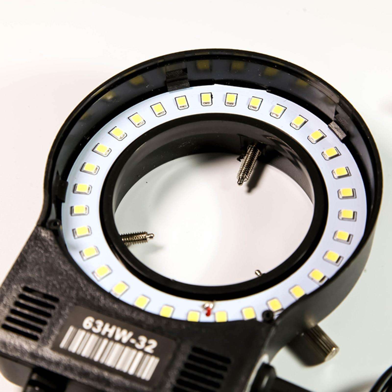 CALANDIS Microscope Camera 32 Led Ring Light Lamp Adjustable 110 V Accessories Us 3