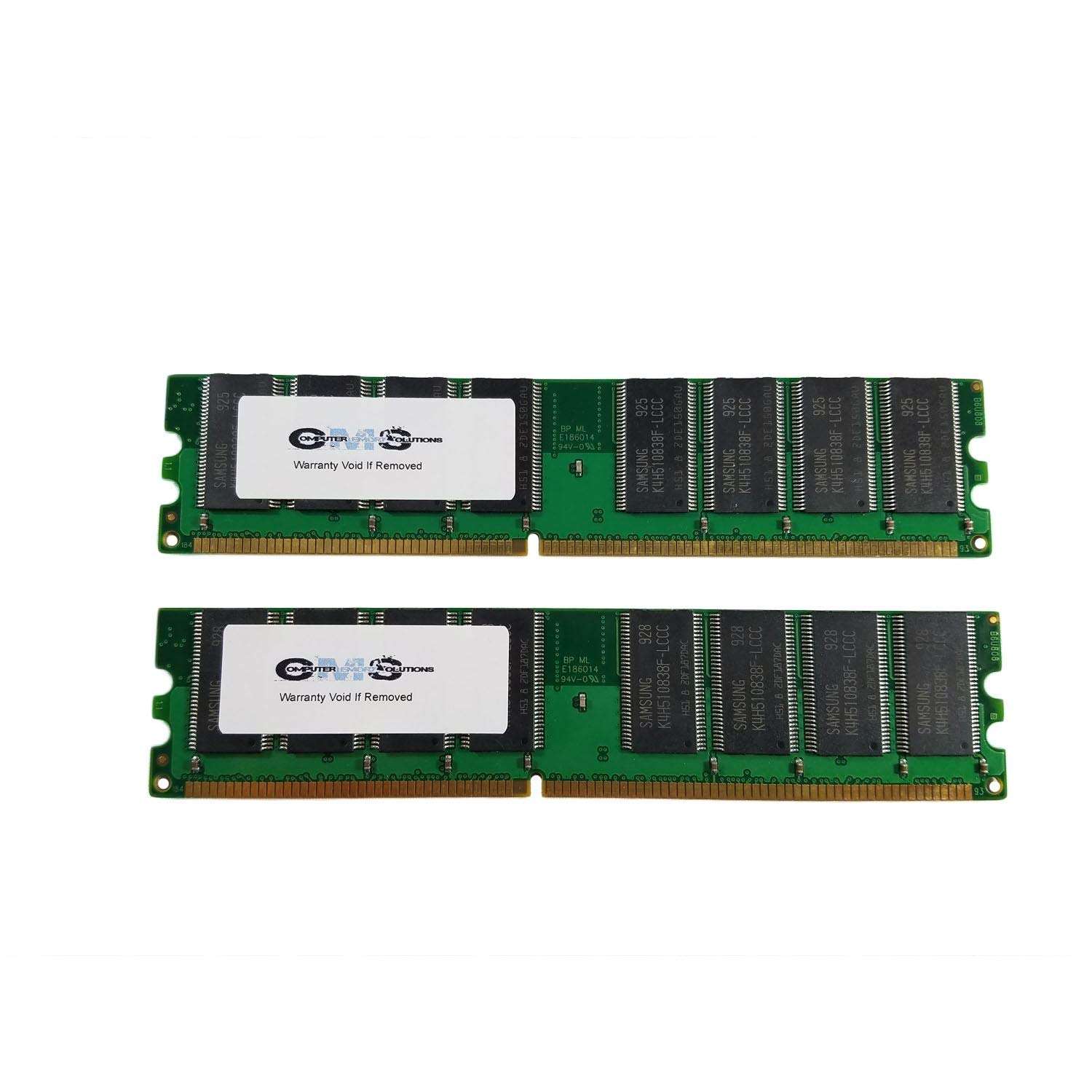 CMS 4GB (2X2GB) DDR1 2100 266MHZ ECC Registered DIMM Memory Ram Upgrade Compatible with IBM® Eserver 345 (8670-F1X, K1X, L1X, M1X), 345 8670-Xxx for Servers Only- B57