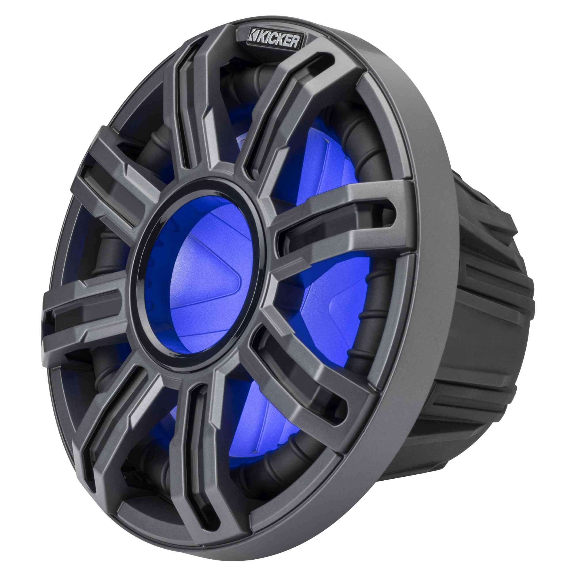 Kicker (2) 51MWF104 - MWF 10-Inch Premium Marine Subwoofer (Free-air) 4-ohm w/LED Remote 4