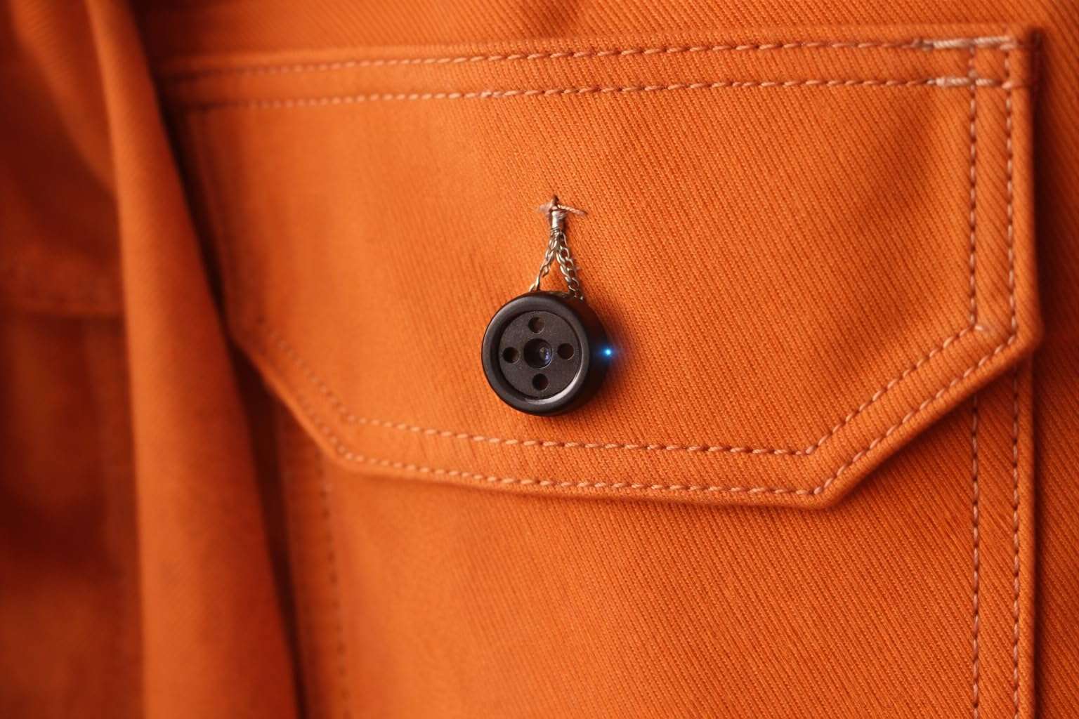 MuskOng 4K Mini WiFi Security Camera | Button Style Indoor Camera | Works with & Without WiFi | Motion Detection | SD Card Support up to 128GB | Mobile App View 6