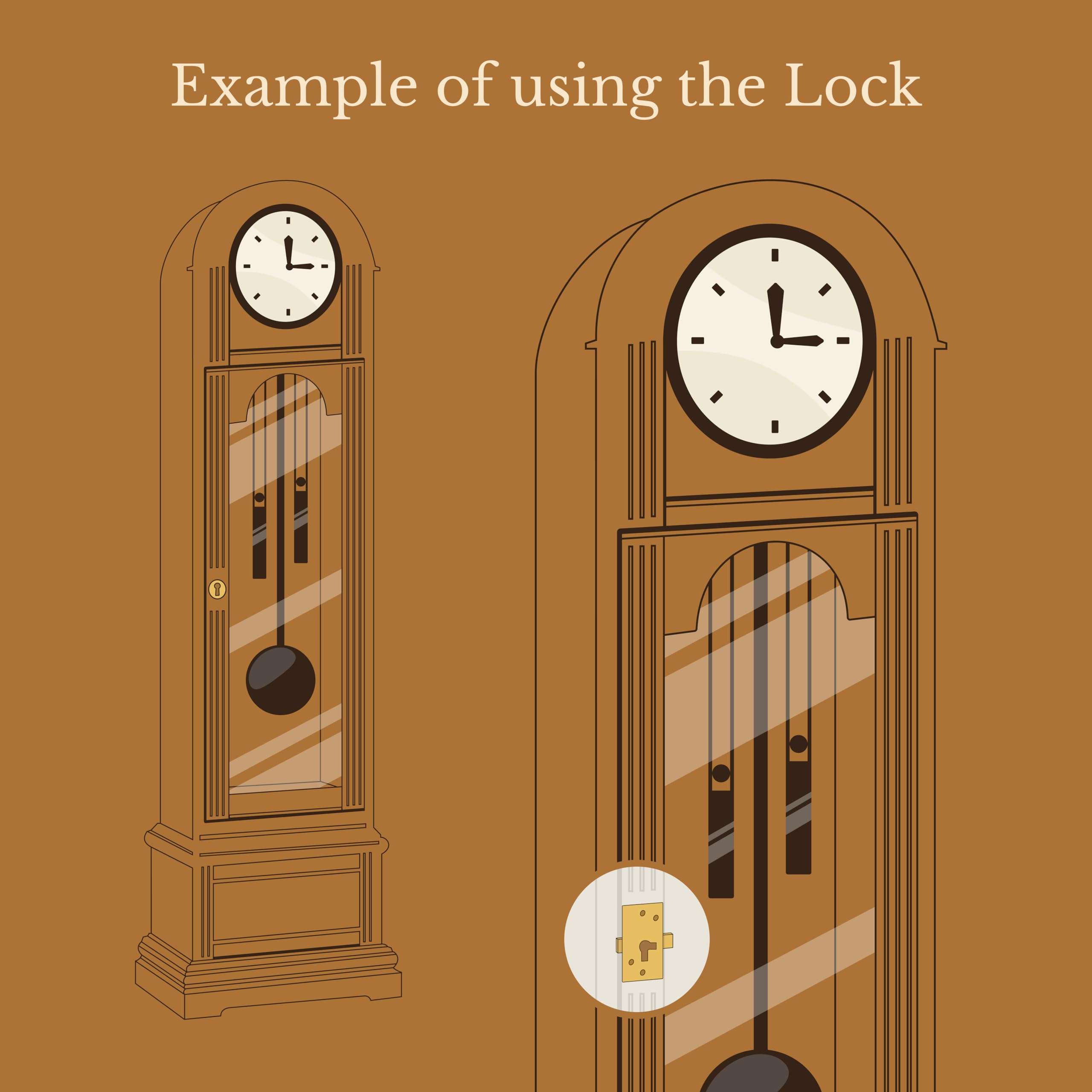 Heavy Steel Flush Mount Wardrobe or Cabinet Door Lock with Key - 2 1/8" Wide x 3 1/2" High - Vintage Lock and Key for Furniture Doors and Drawers | SL5-S 6