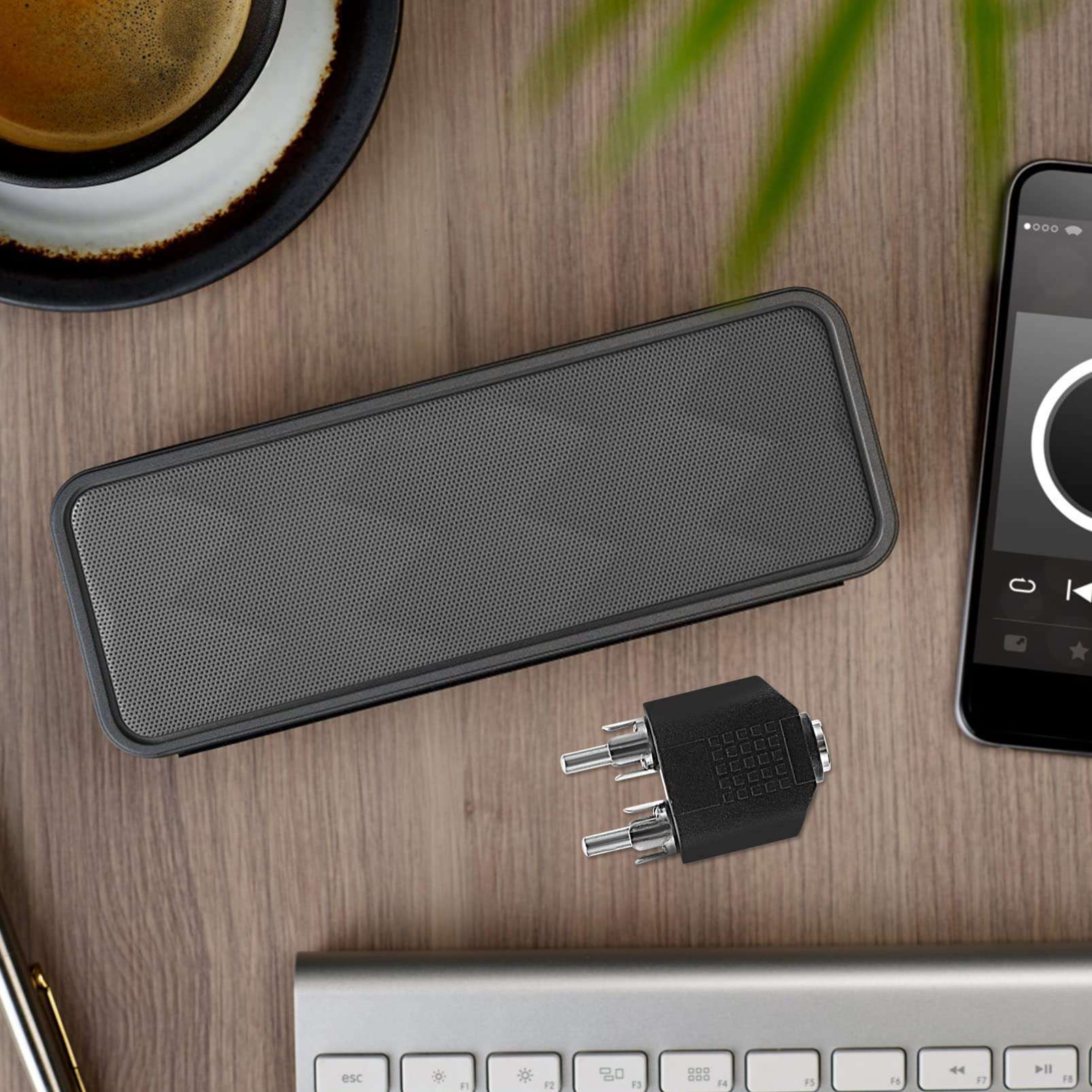 Housoutil 3sets Audio Converter Boom Fast Cables Headphones Coupler Wire Guitar Dual to Dual Cable Jack to USB C USB to Cable Mic Cable Power Headphone to Jack Adapter Cord Black Zinc 8pcs*3 3