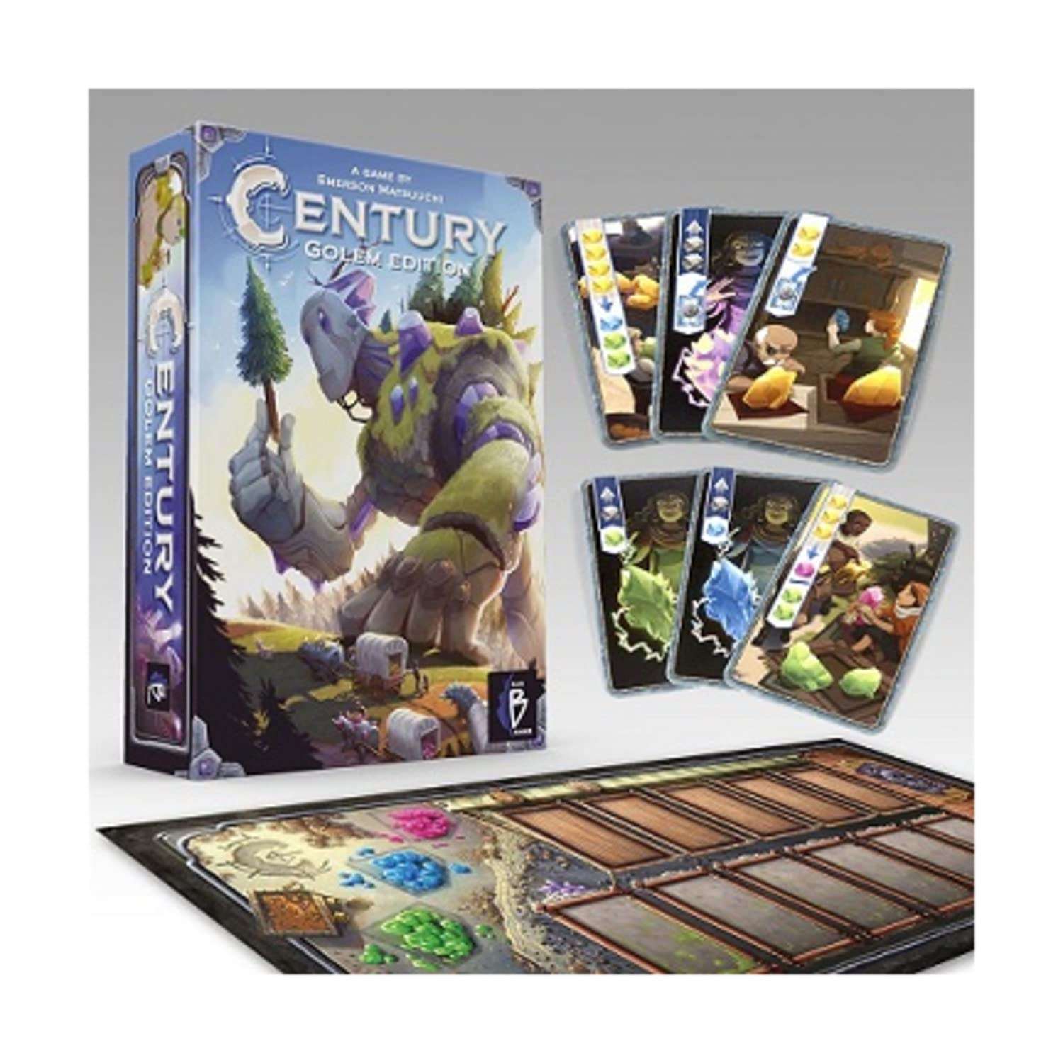 Century Golem Edition Board Game - Journey Along The Golem Road in Caravania! Strategy Game for Kids & Adults, Ages 8+, 2-4 Players, 30-45 Minute Playtime, Made by Plan B Games 3