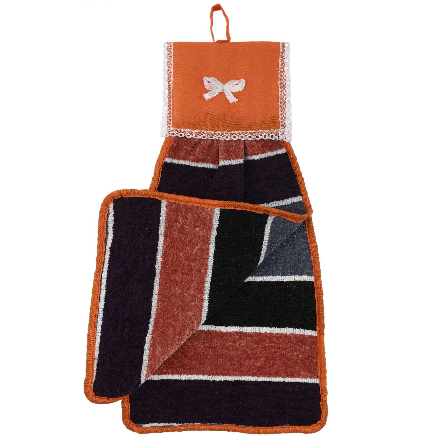 Kuber Industries Hanging Cotton 3 Pieces Cotton Washbasin Napkin/Hand Towel for Kitchen and Bathroom (Multi) - CTKTC45577 5