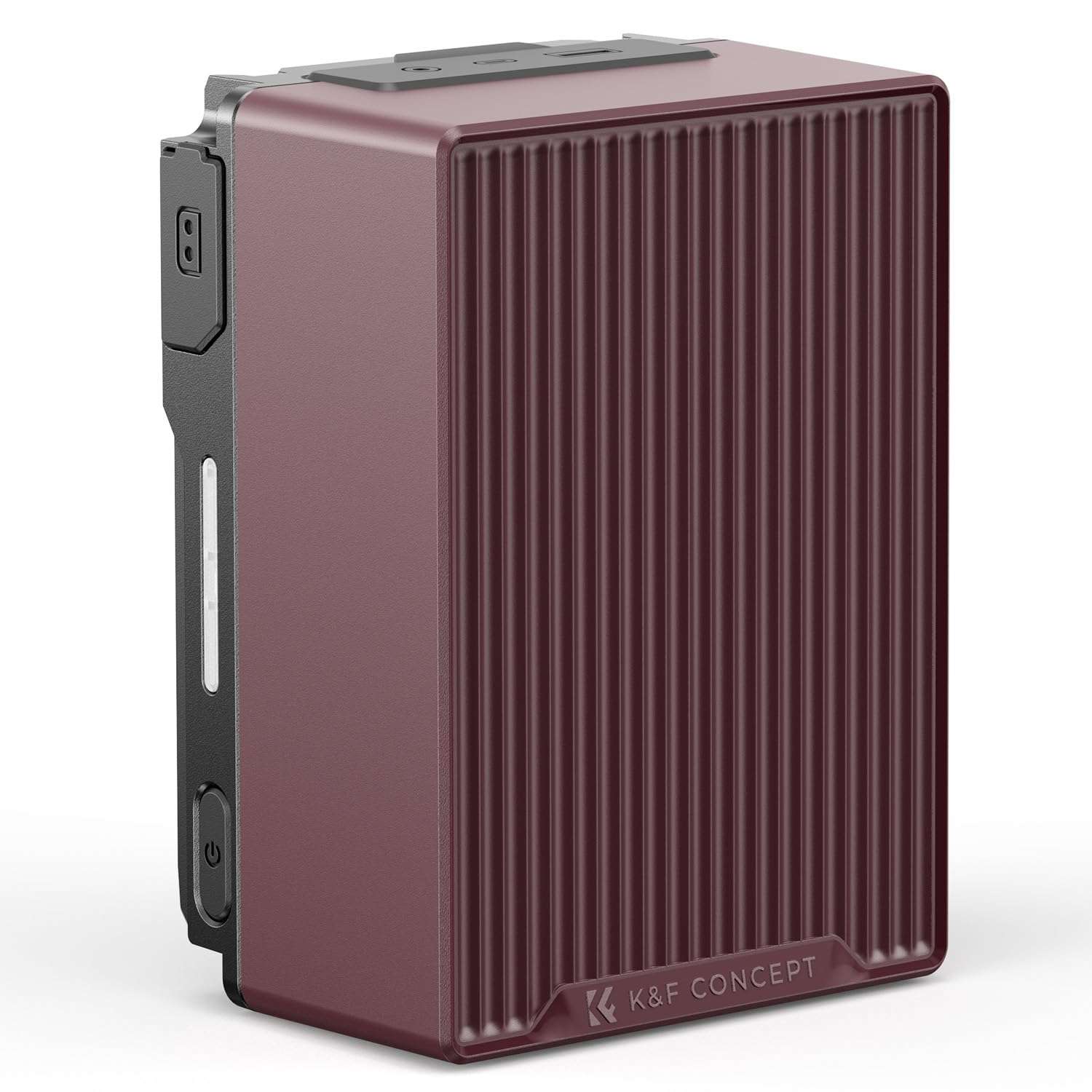 K&F CONCEPT V Mount Battery, 99Wh 6700mAh V-Mount Battery with PD 100W USB-C Fast Charging, with Dual D-TAP/A/USB-C/DC/TFT Display/Emergency Light for Camera, Camcorder, Monitor, Video Light 1