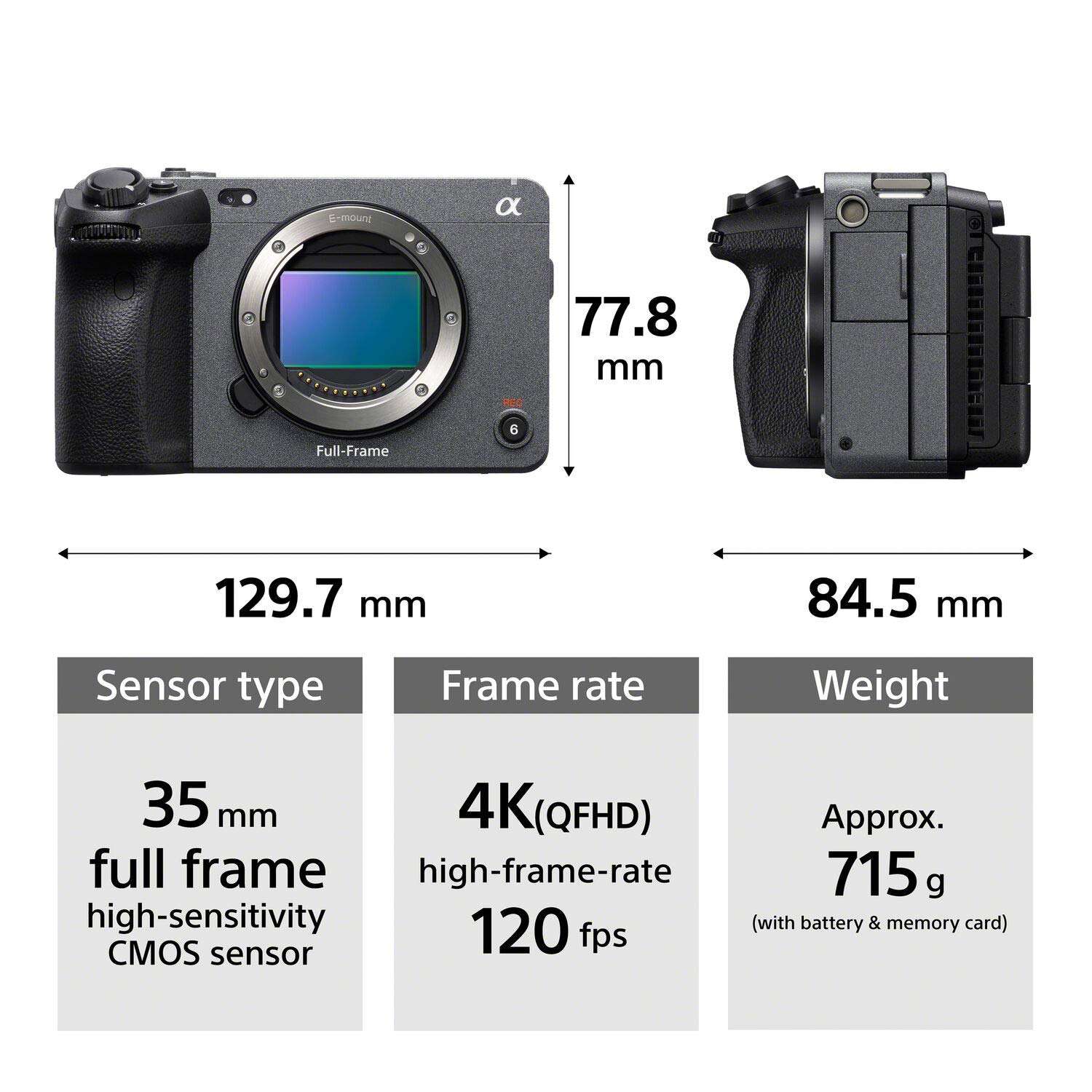Sony Alpha FX3 ILME-FX3 | Full-frame Cinema Line Camera 5