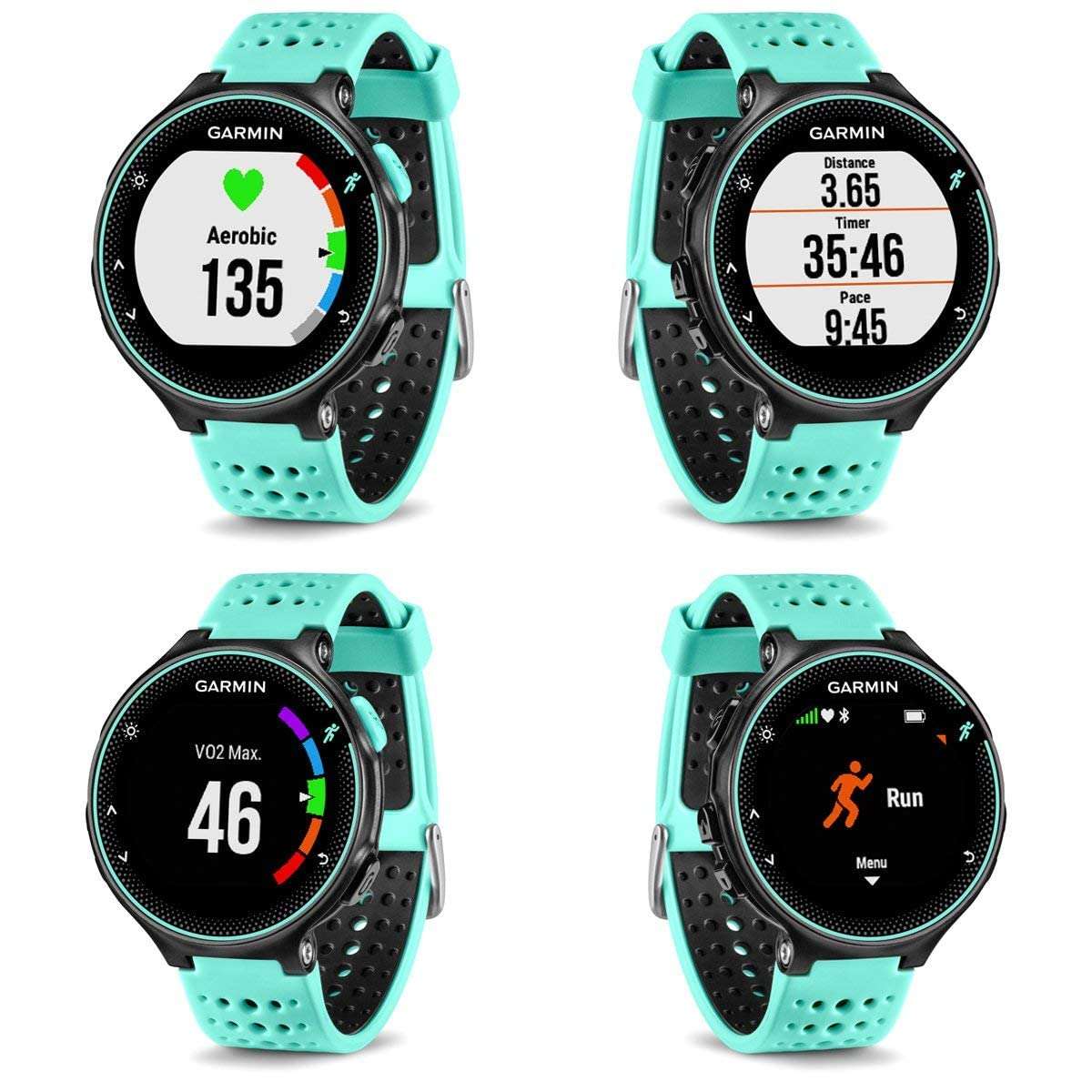 Garmin Forerunner 235, GPS Watch, NA/PAC, Black/Frost Blue, 010-03717-48 3