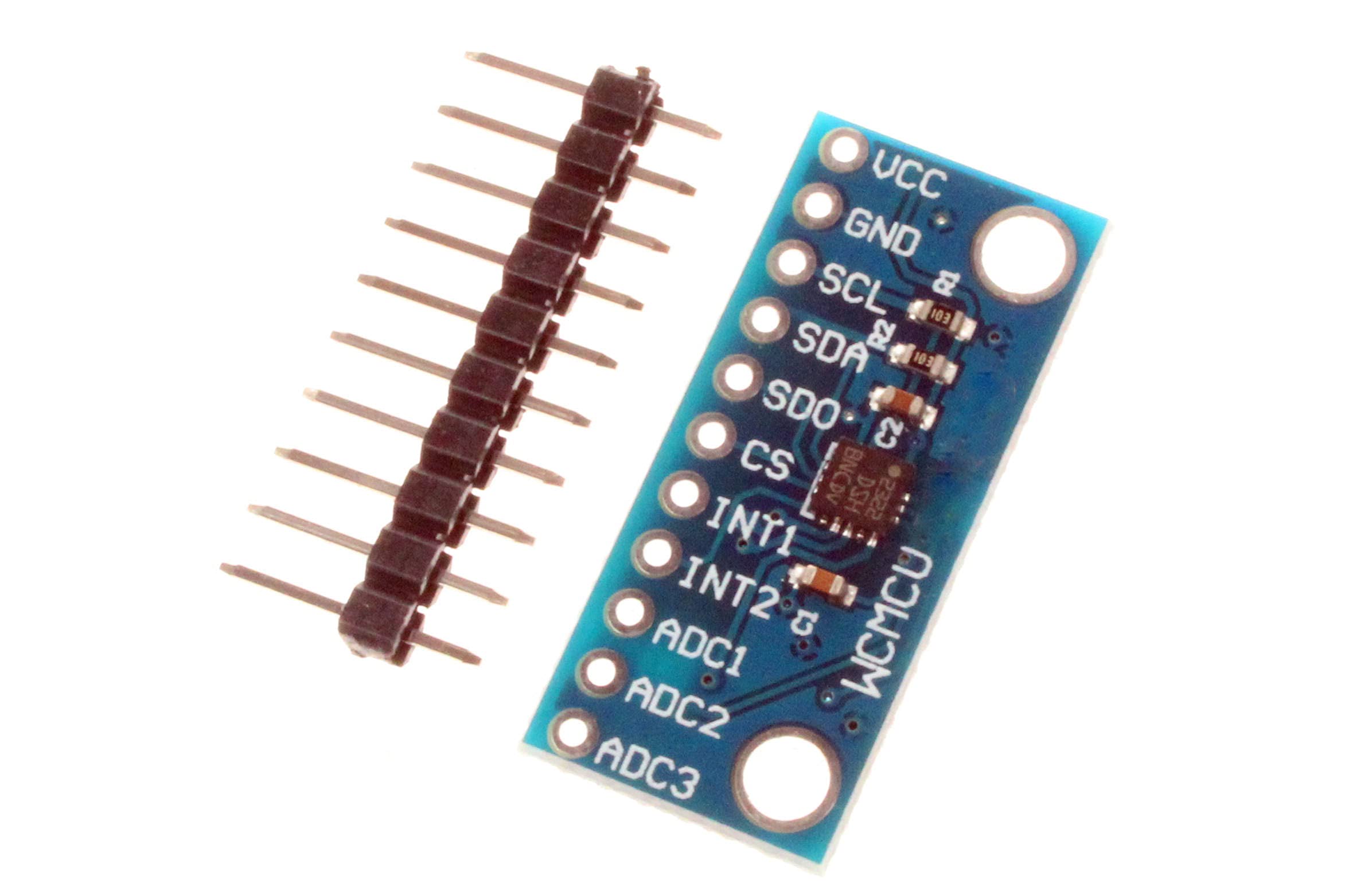 NOYITO LIS3DSH 3-axis Accelerometer Module High-resolution 1.71V to 3.6V ±2g ±4g ±6g ±8g ±16g Dynamically Selectable Full Scale 3.125 Hz to 1.6 kHz 16-bit Data Output I2C SPI Output Interface