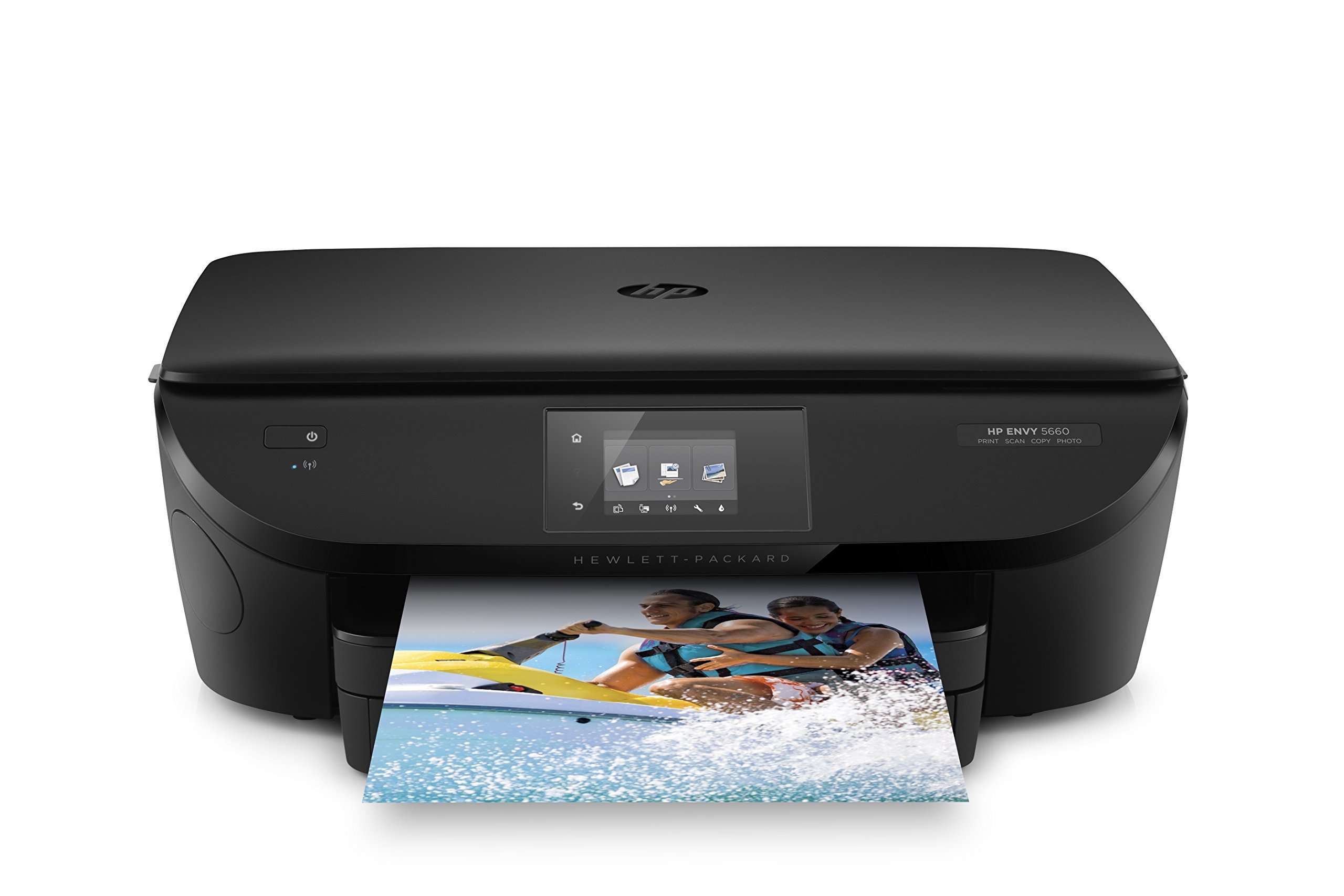 HP ENVY 5660 Wireless All-in-One Photo Printer with Mobile Printing, HP Instant Ink & Amazon Dash Replenishment ready (F8B04A) (Renewed) 1