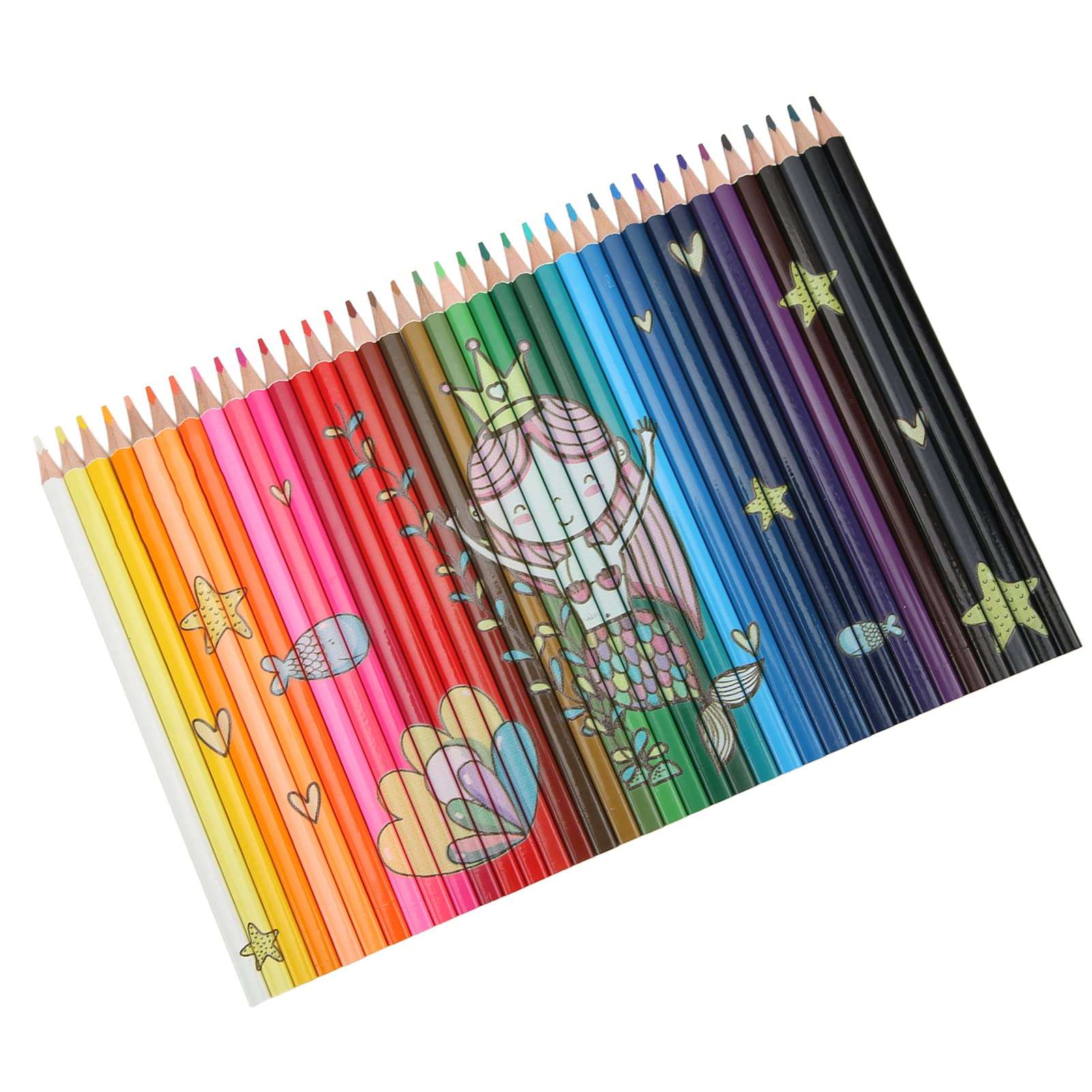 Color Pencil Set, Drawing Pencils High Transparency 36 Colors High Color Uniform Coloration for Writing for Painting 5
