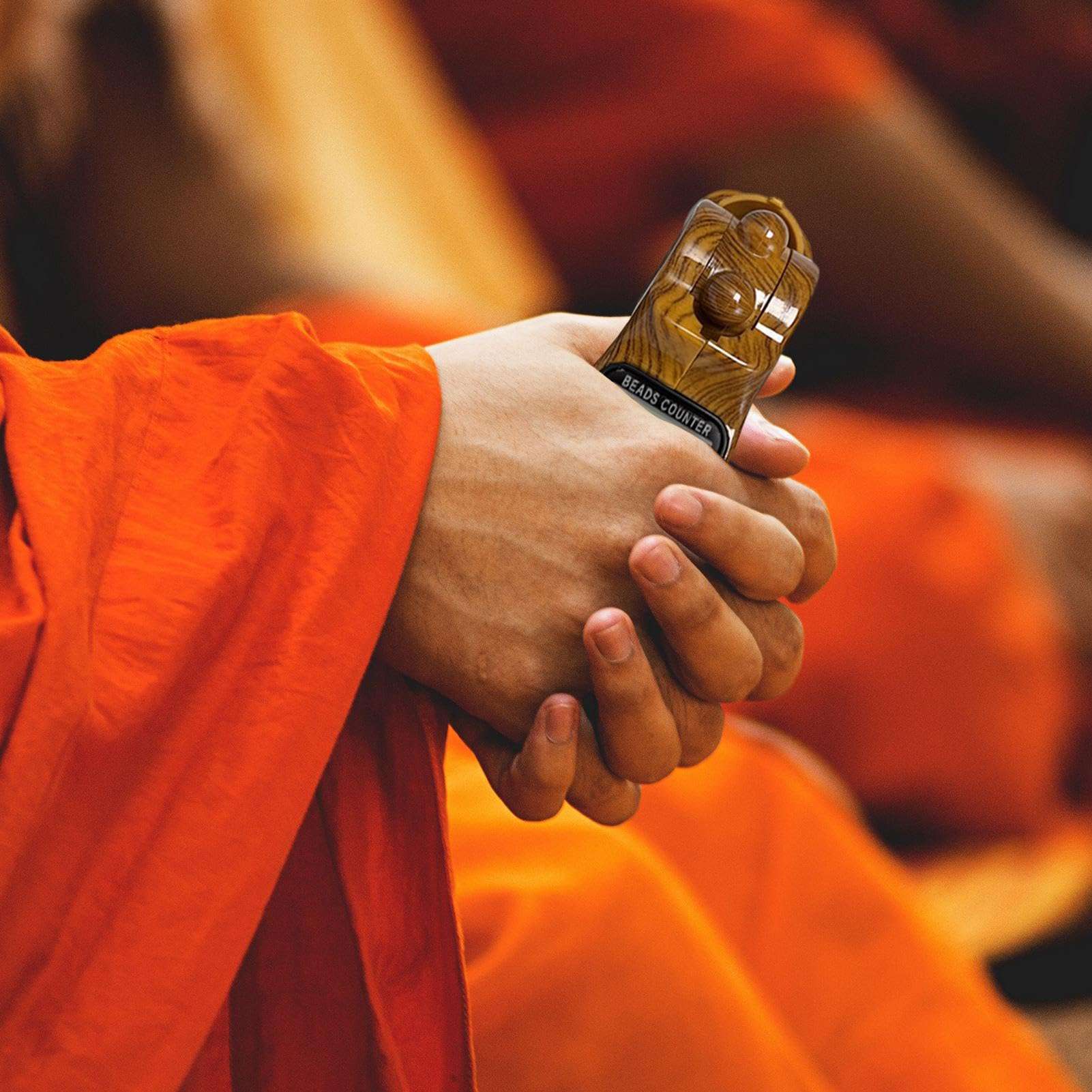 Portable Digital Beads Counter - Digital Beads Counte, Compact Dhikr Counter, Digital Counter with Compass, Portable Prayer Beads Counter for Meditation, Relaxation, Active Fingers 4