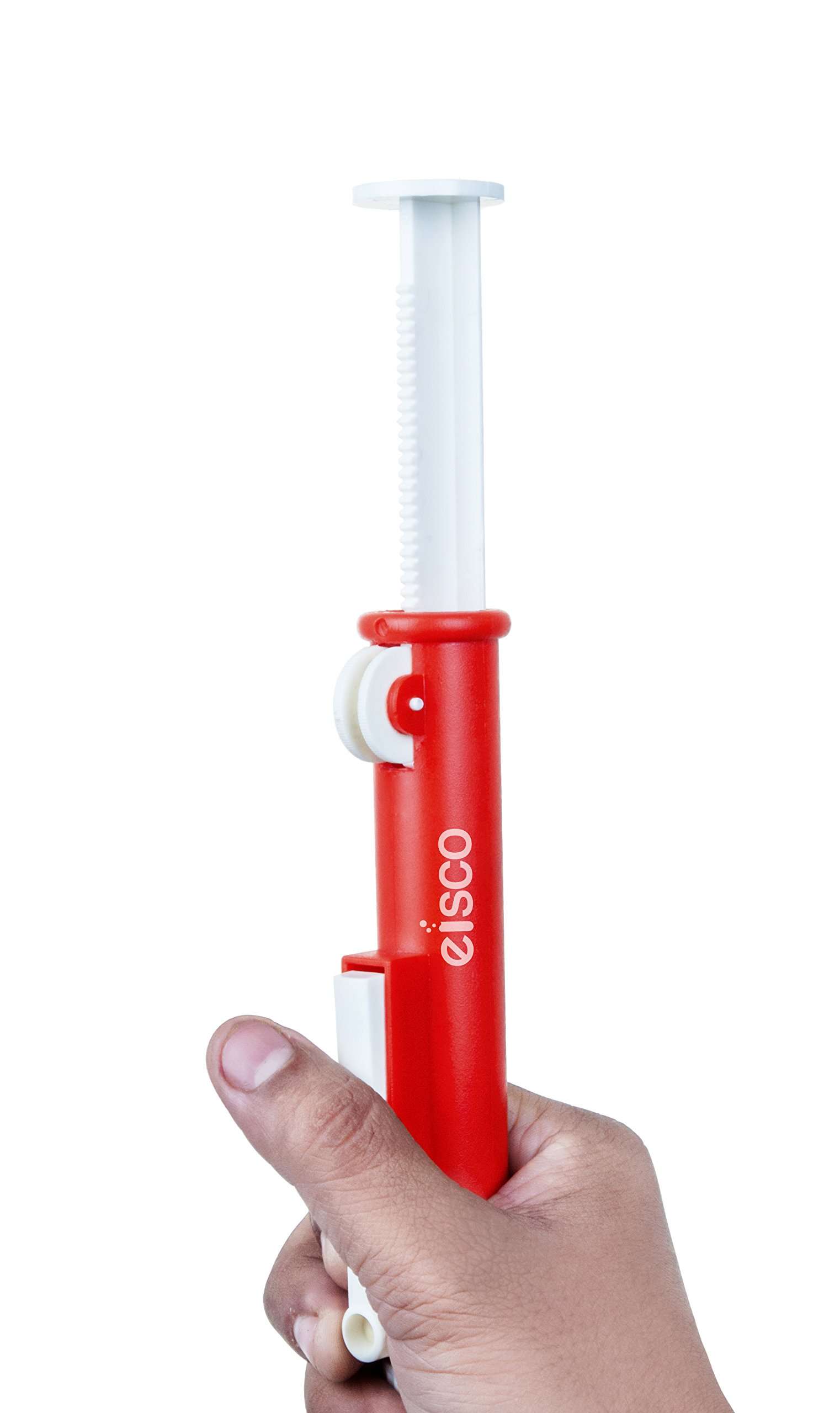 EISCO Pipette Pump - 25 ml Pipette Pump - Fast Release & Precise Liquid Dispensing with Knurled Thumb Wheel, Zip Quick Emptying, Ideal for Lab and Educational Use 6
