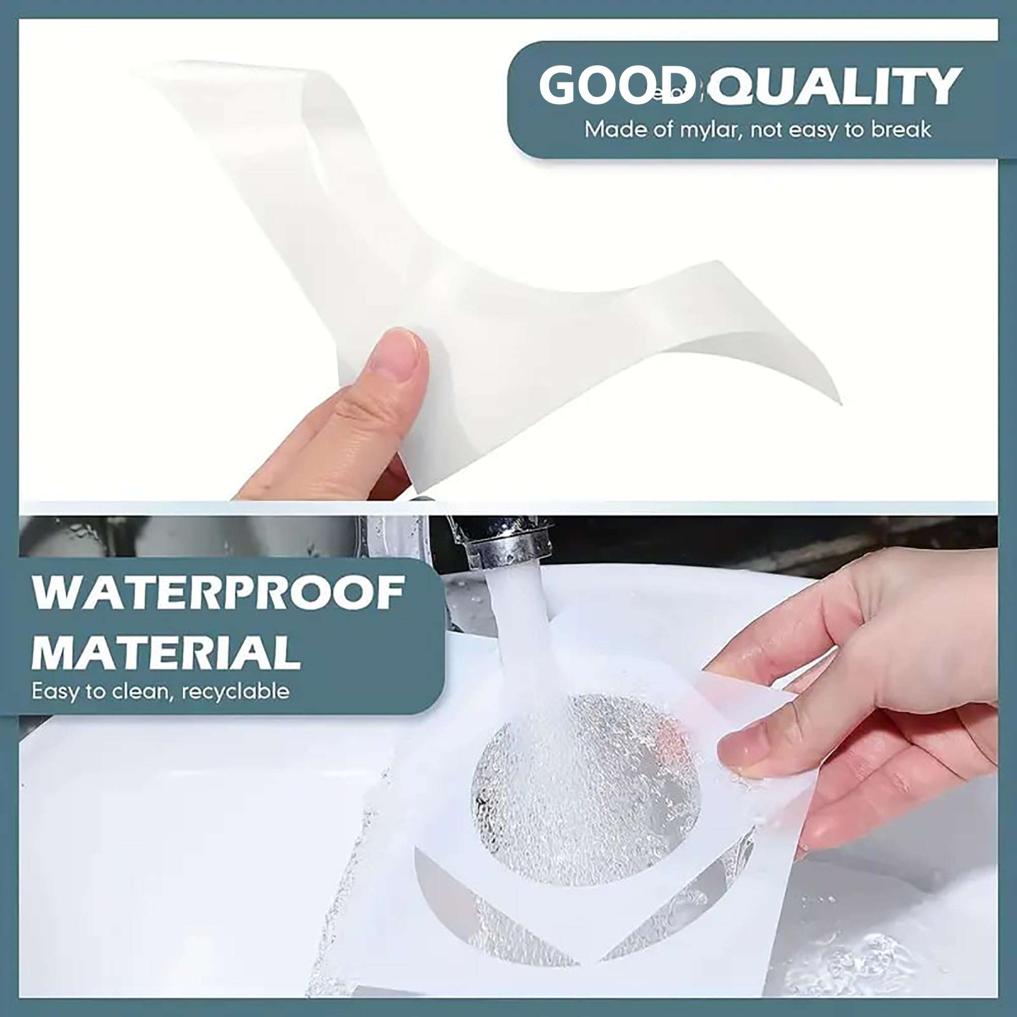 Cliths Pack of 8 Reusable Large Circle Stencils – Plastic Round Templates for Wall, Fabric, Paper, Crafts – DIY Art Stencils for Painting – 0.5mm Thick, Sizes 9.84 Inch to 2.36 Inch 6