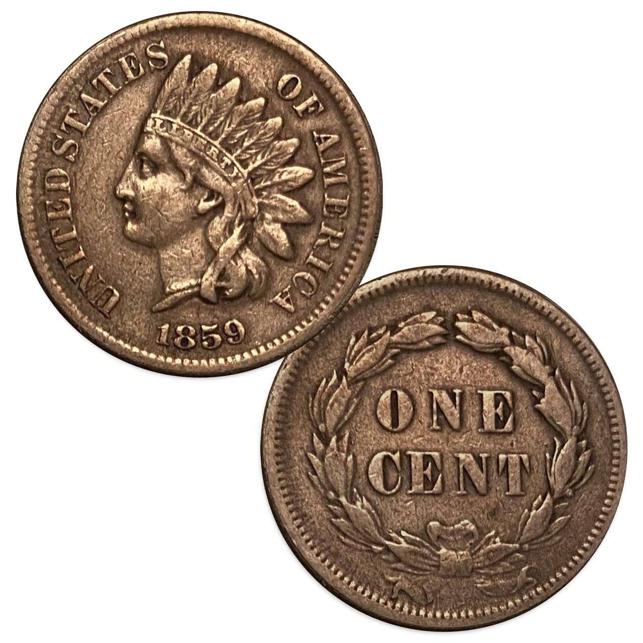 American Coin Treasures First Year of Issue Indian Head Penny 1859 2