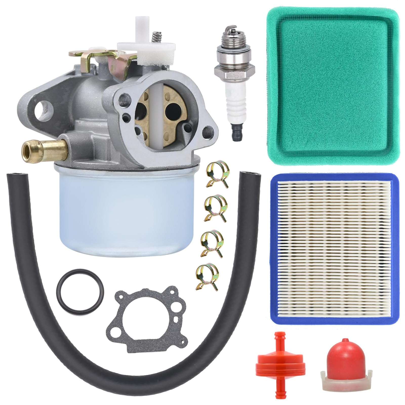 Hypersky 799869 Carburetor for BS 792253 497586 499059 799869 Lawn Mower Pressure Washer Rotary 14112 Oregon 50-658 Carb 799869 792253 497586 499059 Lawn Mower Parts