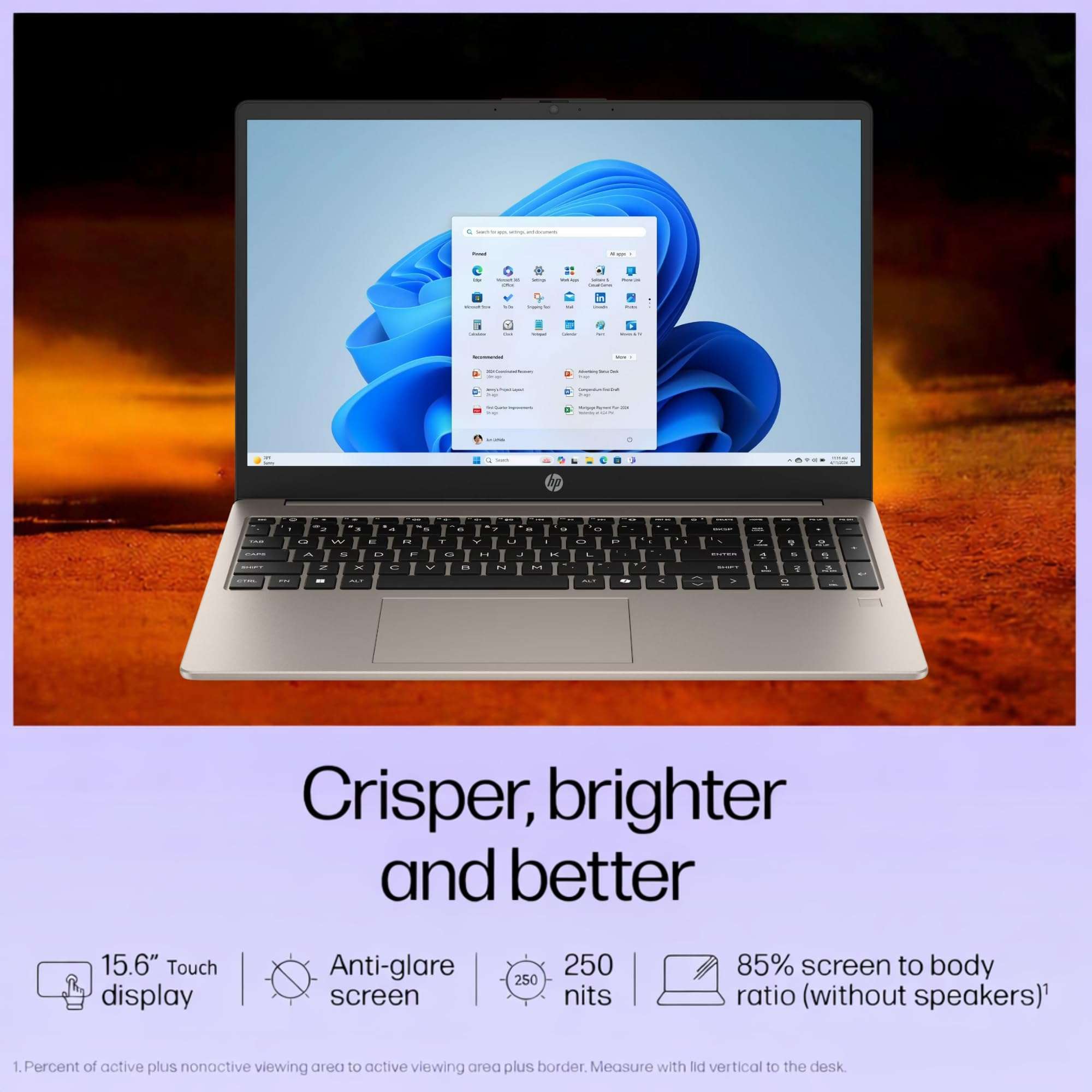 HP 15.6“ FHD Touchscreen Laptop with Office 365 for The Web, Intel 8-Core I3 (Beat i5-1155G7), 32GB RAM, 2TB SSD, Windows 11 w/o Mouse 5