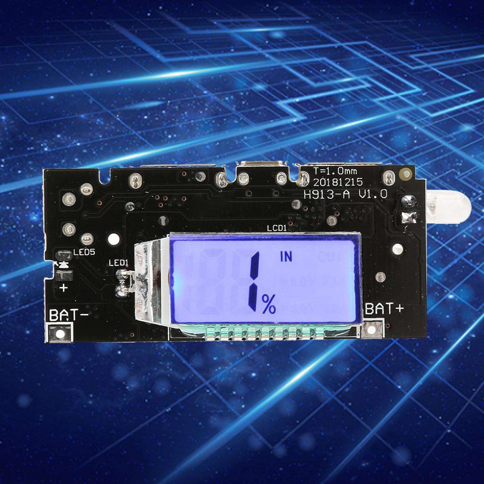 Simple Dual USB Power Bank Module, Convenient Power Bank PCB, for Lithium Battery Battery Power Bank 3