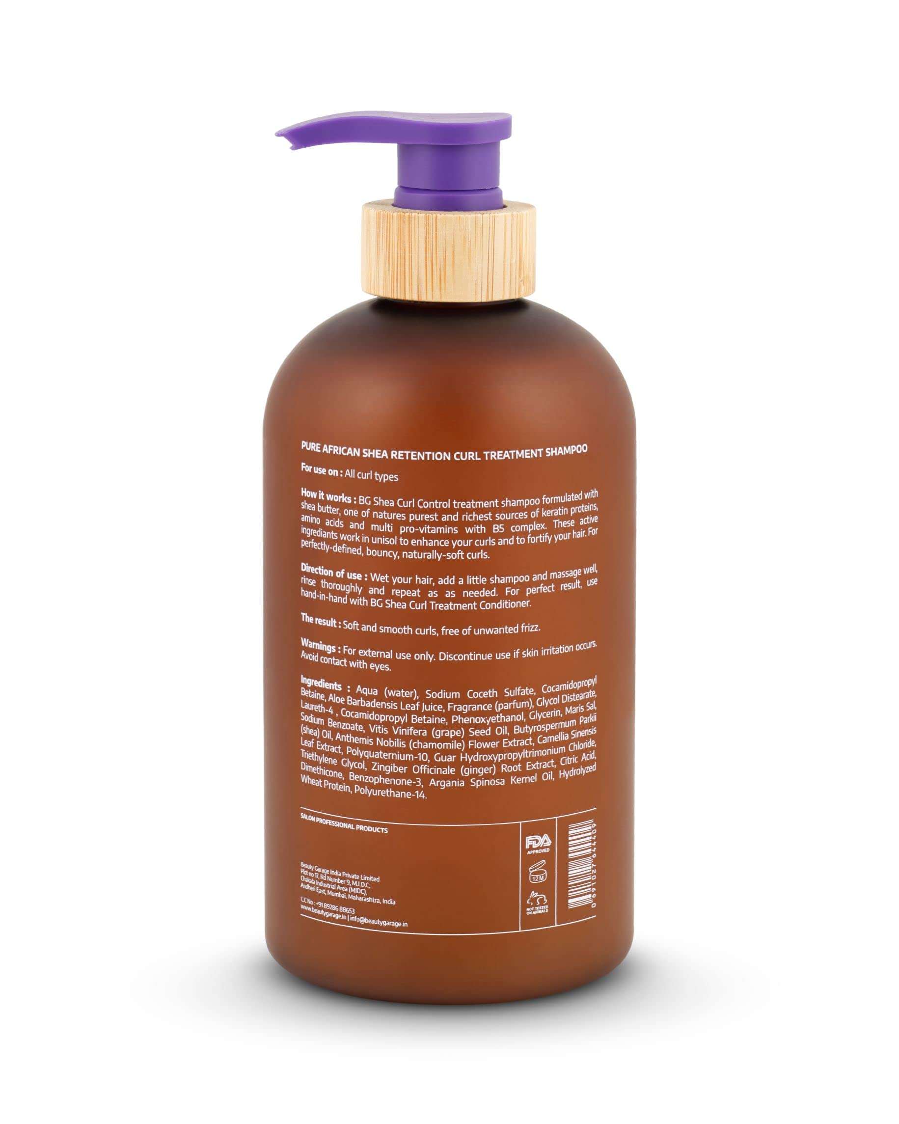 Beauty Garage Shea Retention Curl Shampoo 750ml 3
