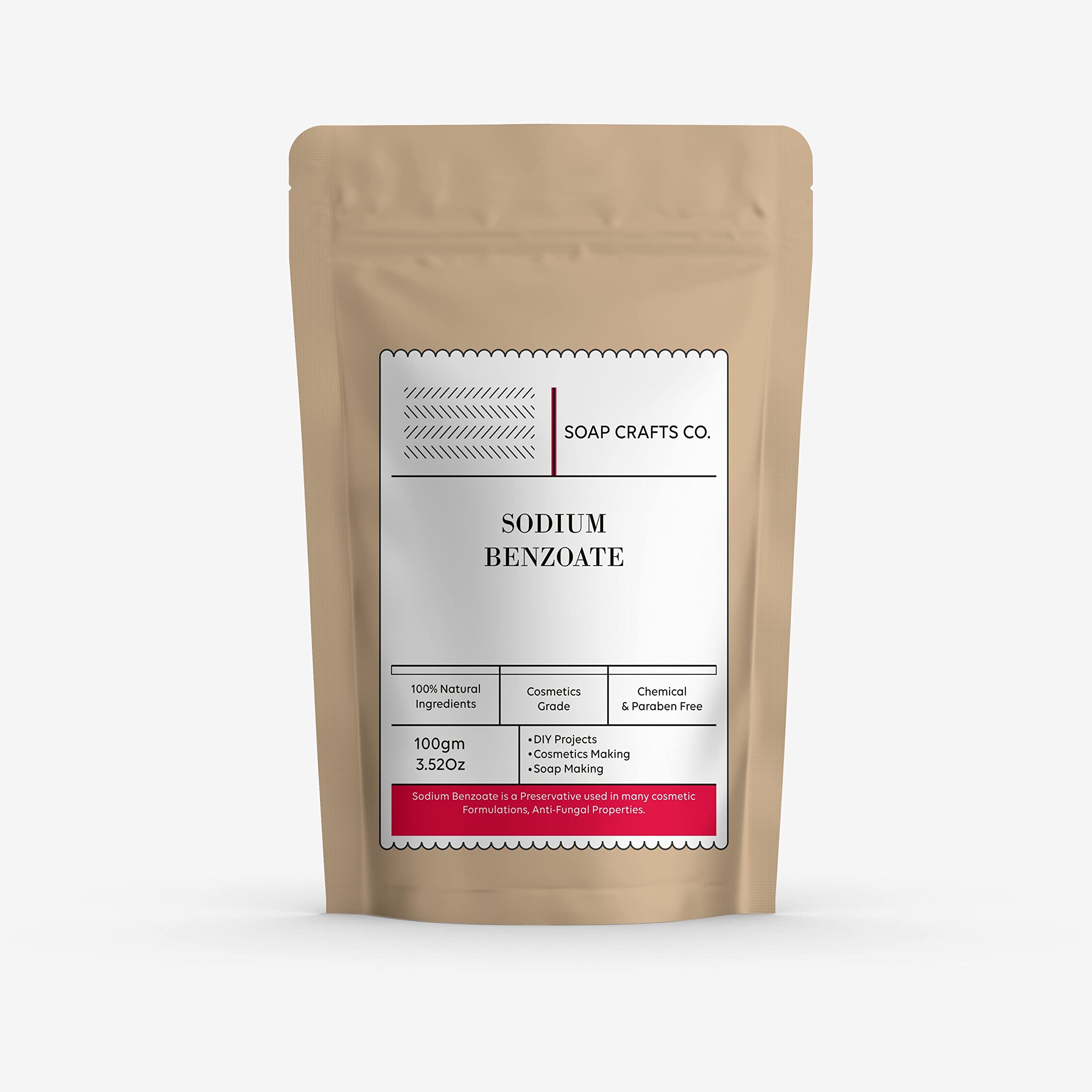 Zenvista Soap Crafts Co. Sodium Benzoate for Diy Projects, Saop Making and Cosmetic Making 500gm 1