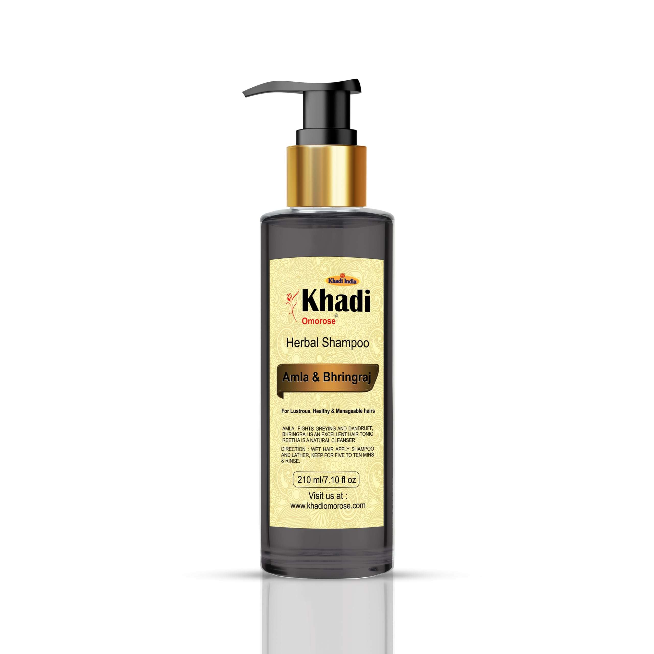 Khadi Omorose Ayurvedic Amla & Bhringraj Shampoo, 210 ml 6