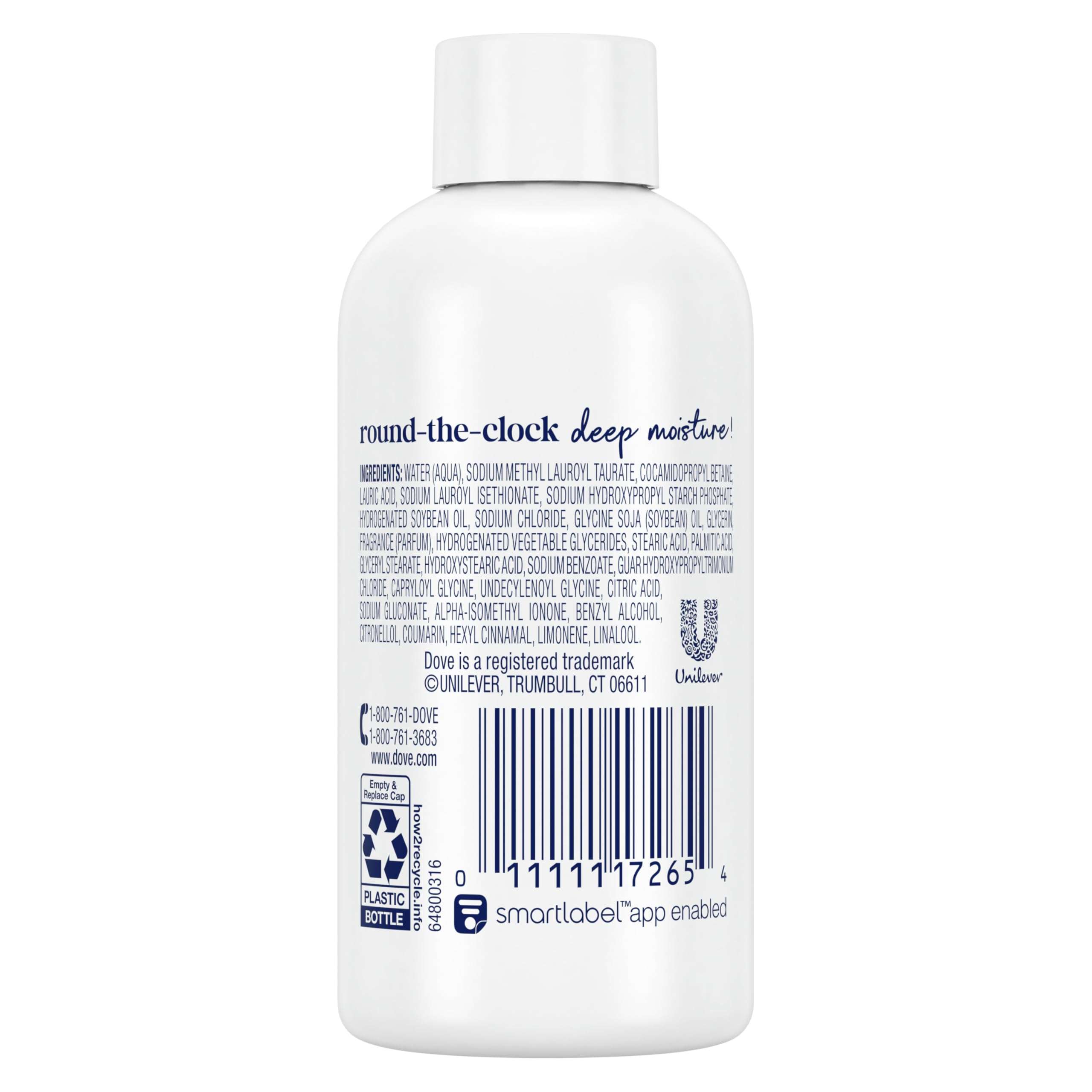 Dove Body Wash Deep Moisture for 24hr Lotion-Soft Skin Moisturizing Skin Cleanser with No Sulfates No Parabens 3 oz 3