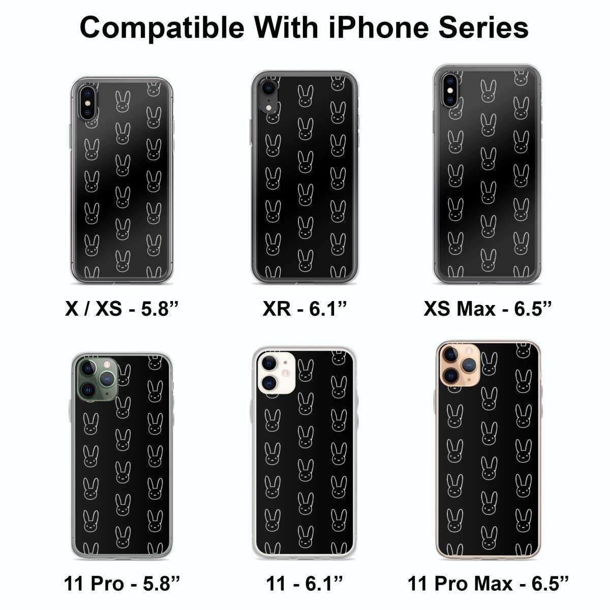 Cedahar Phone Case Bad Bunny Compatible with iPhone 11 Accessories Shock Absorption 3