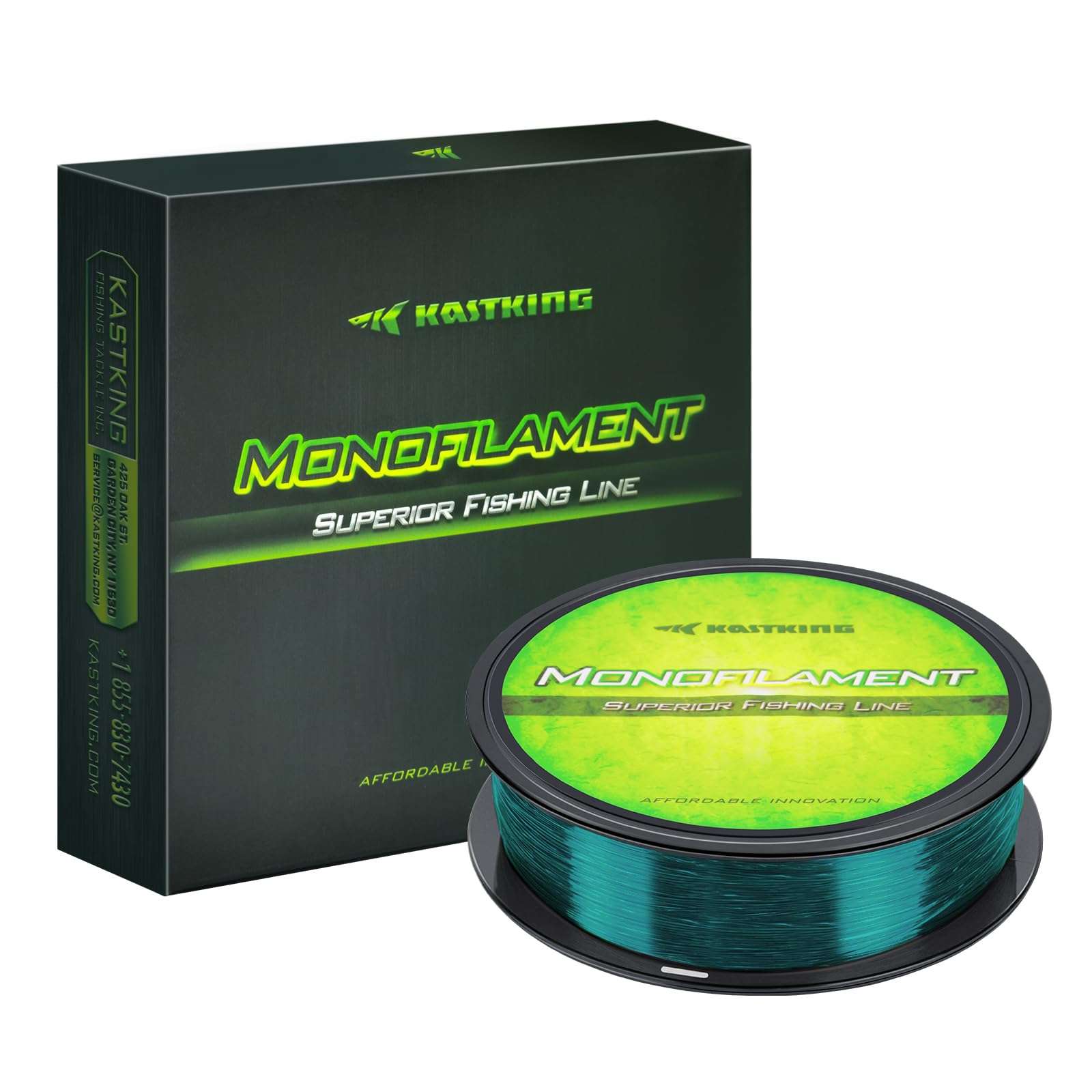 KastKing Premium Monofilament Fishing Line, Mountain Green,600Yds,30LB