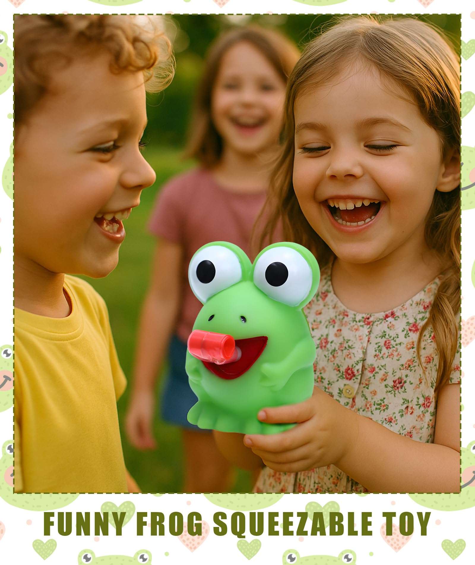 2 Pcs Squishy Toy, Fidget Toys Adults, Frog and Dinosaur Shapes Stress Relief Toys Adults Tongue-Sticking Frog Knead Toy Suitable for Both Men and Women 5