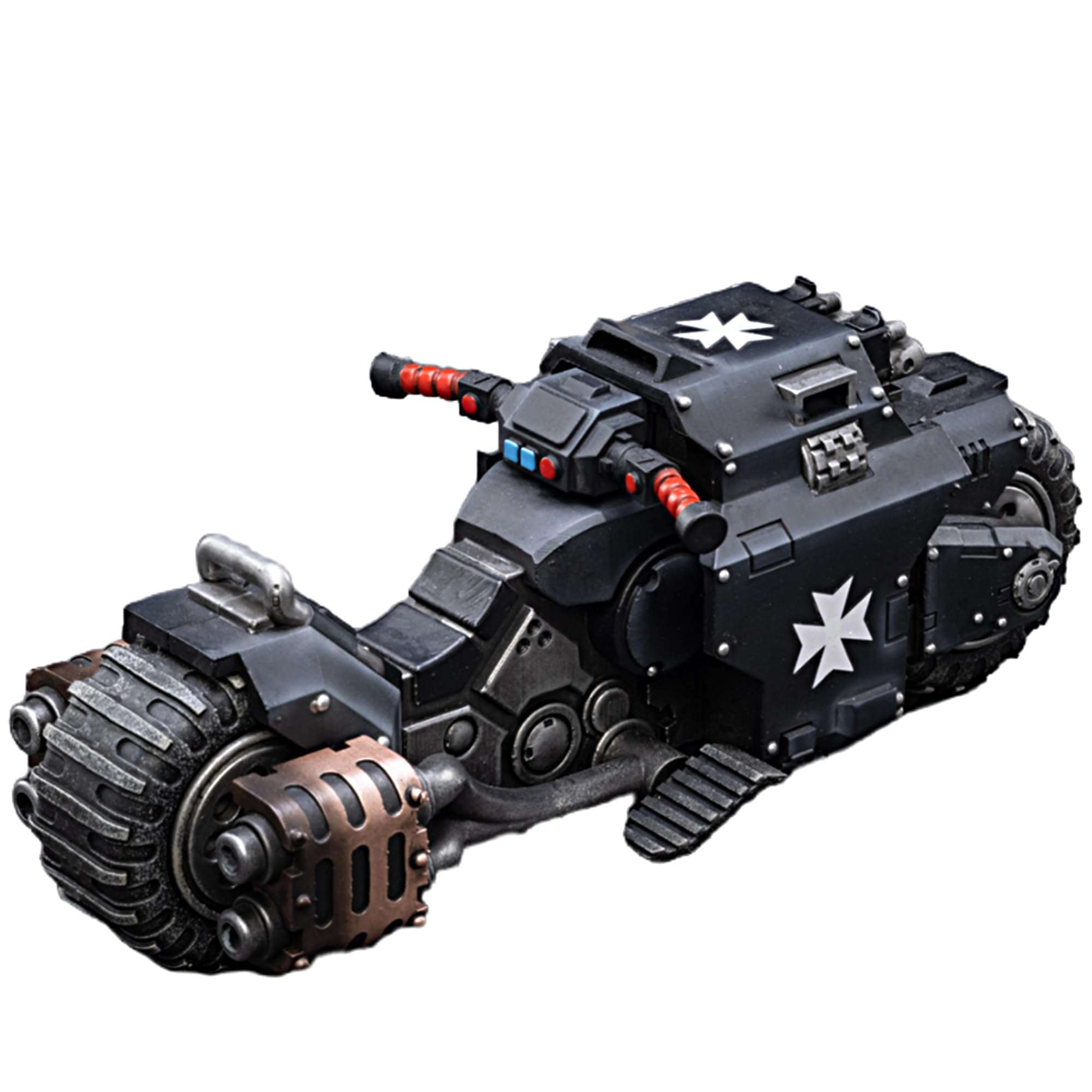 JOYTOY Warhammer 40k 1/18 Action Figure Black Templars Outriders Collectible Gifts,Toys for Kids 15+ and Adults 3