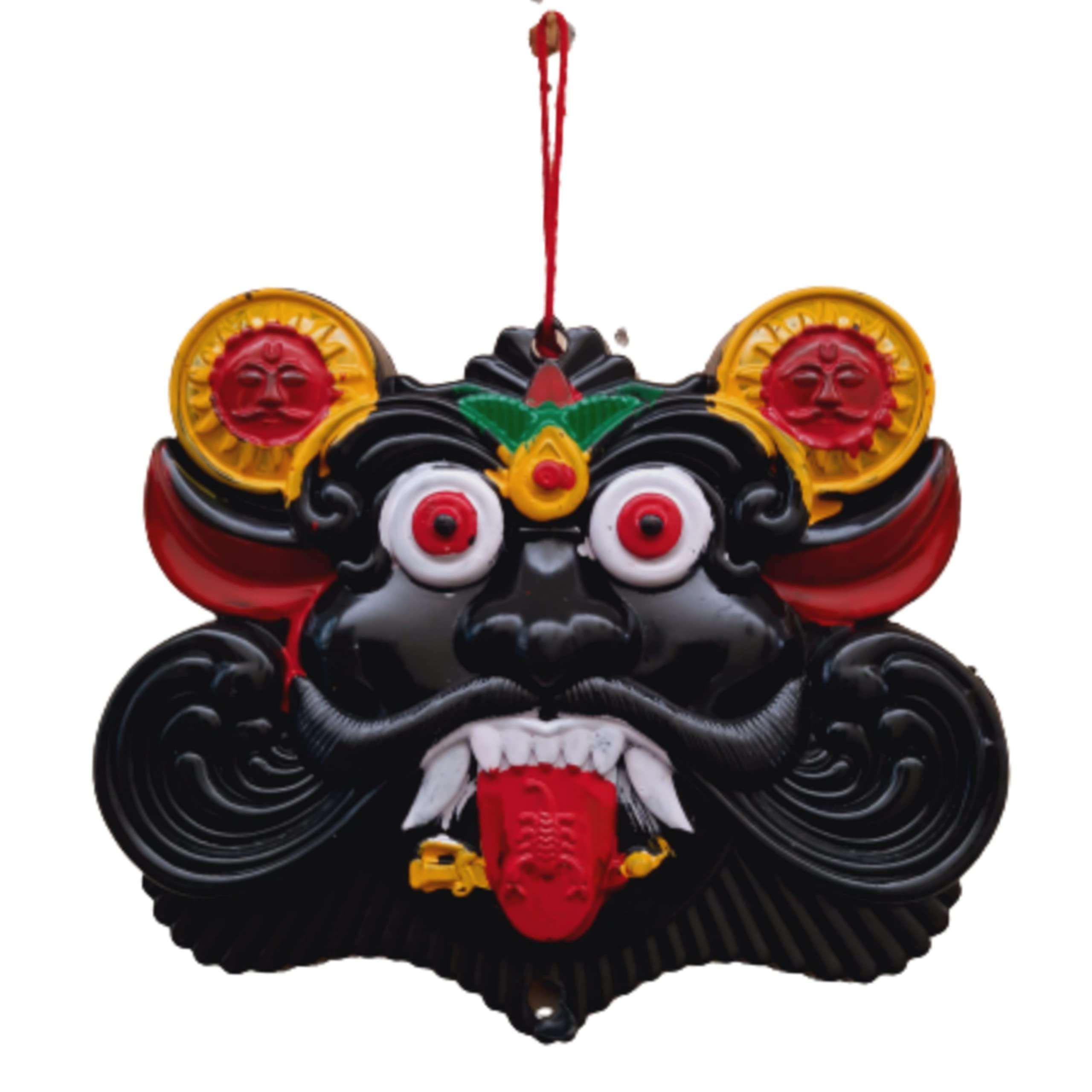 DESHABOINA VN Wall Hanging Plastic Nazar Suraksha Kawach, Drishti Bommai, Evil Eye Protector, Nazar Battu for House, Office, Shops(Small Size 6 X 7 Inches). 1