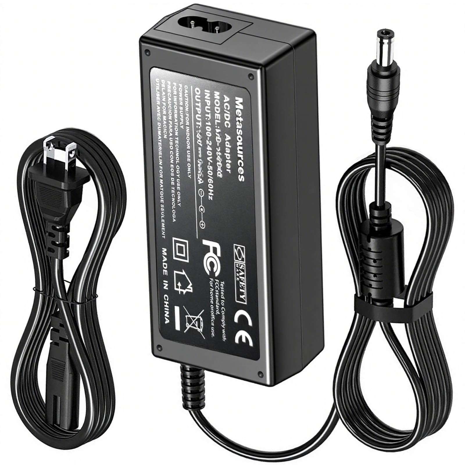 Metasources 14.5V-15V AC/DC Adapter Compatible with Chirp RPM Rolling Percussive Massager ChirpRPM DC14.5V - DC15.0V Power Supply Cord Cable Charger PSU