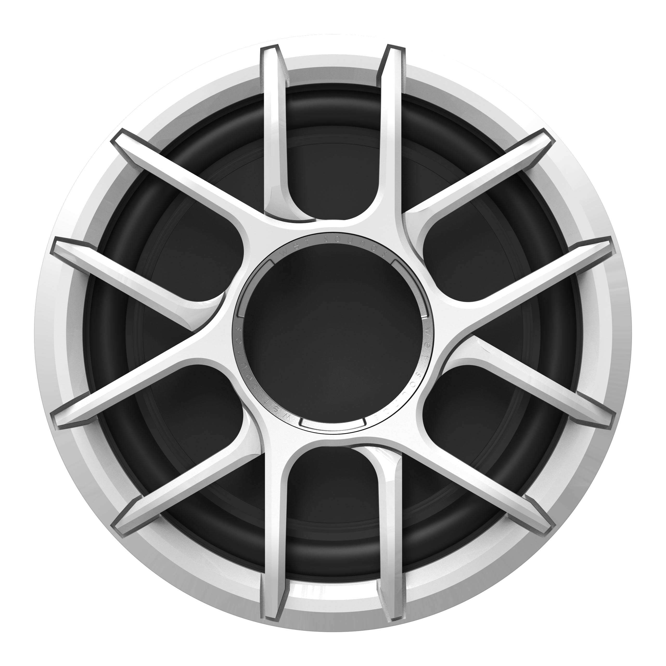 Wet Sounds Zero 12 SUB KIT-S4 - White, 4-Ohm 12" Zero Series Marine Subwoofer & Roto-Molded Loaded Subwoofer Enclosure 4