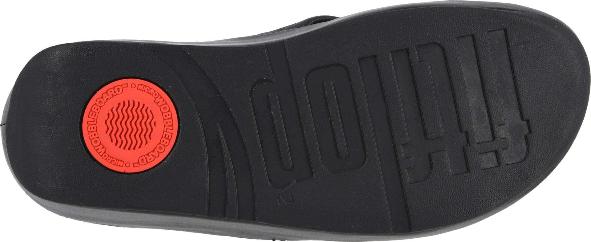 Fit Flop Women's Twiss-Leather Black Fashion Sandals-5 UK (38 EU) (7 US) (V16-001) 4