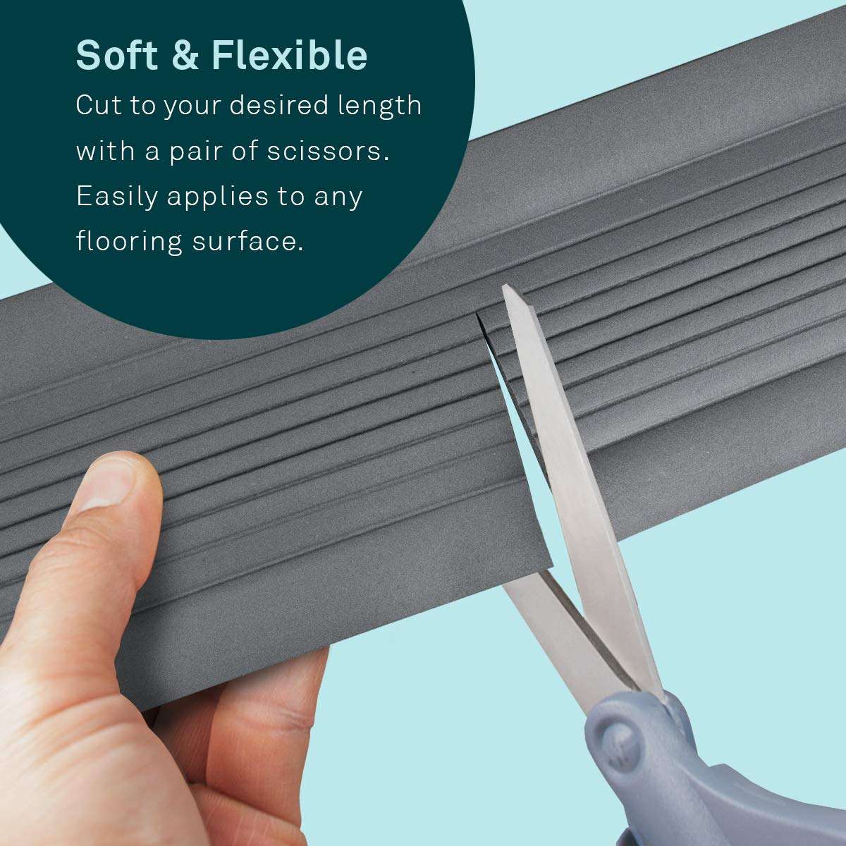 UT Wire 5-Feet Cable Blanket High Capacity Low Profile Cord Cover and Protector, Grey 6